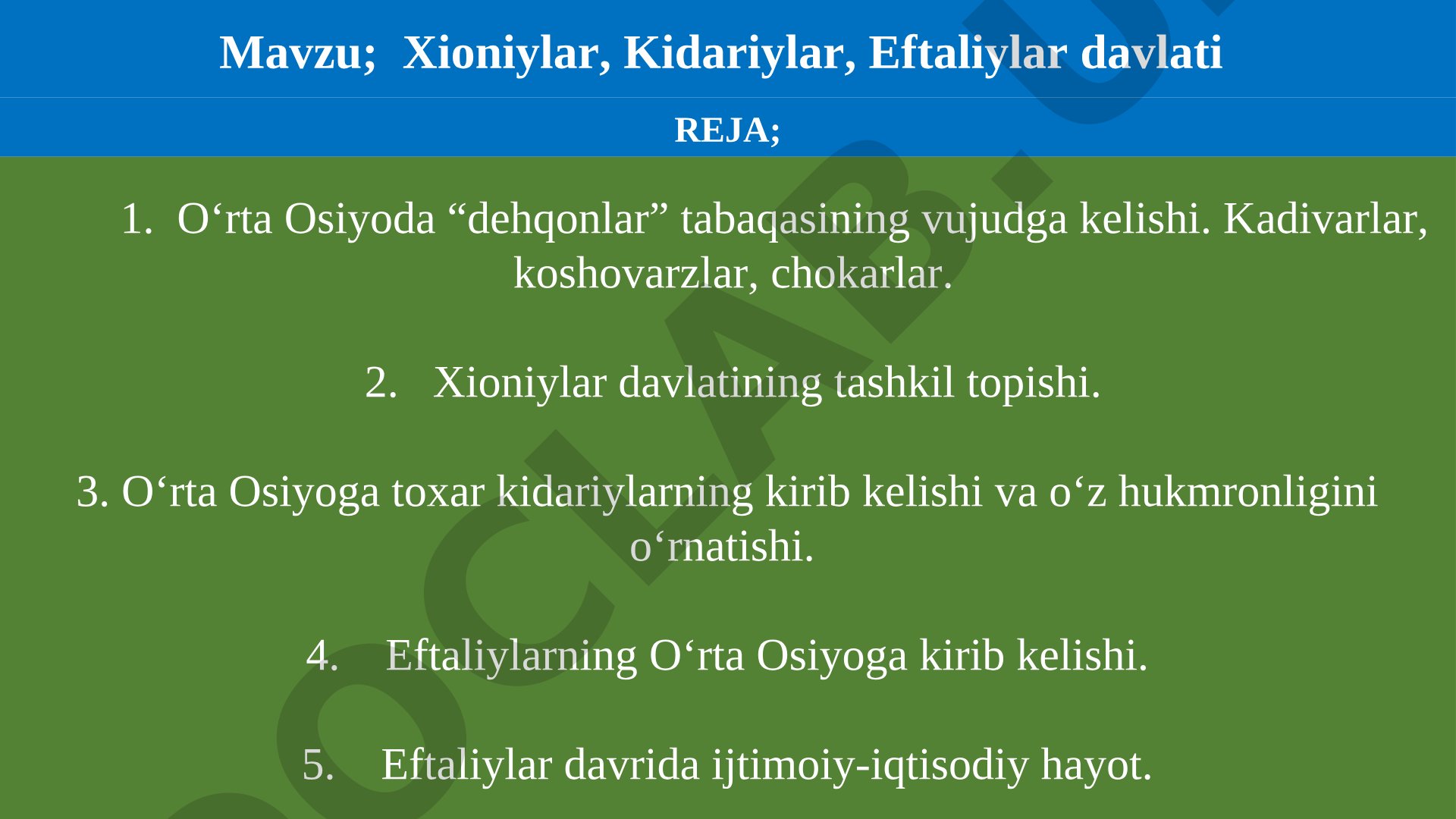 Xioniylar, Kidariylar, Eftaliylar davlati