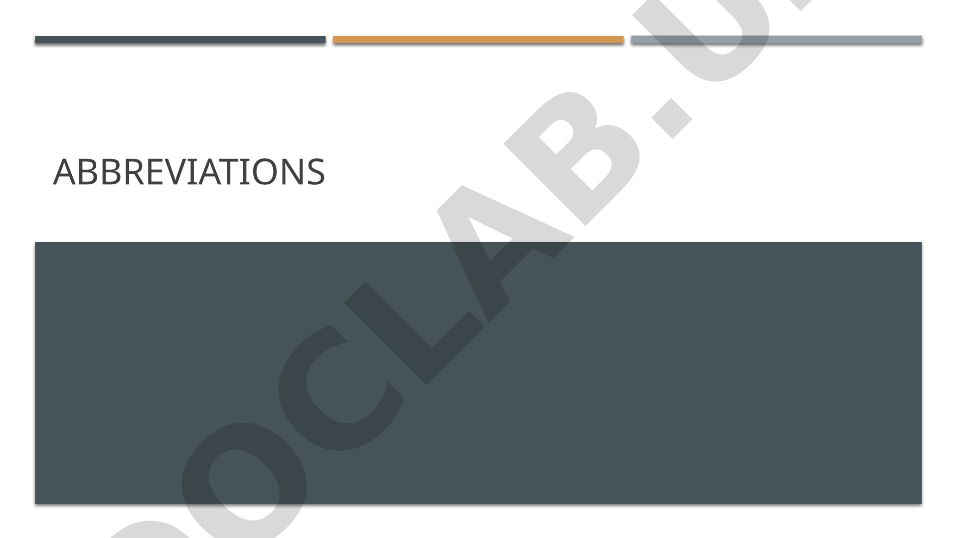 Overview of abbreviations in technology, medicine, business, law, education, and tips for