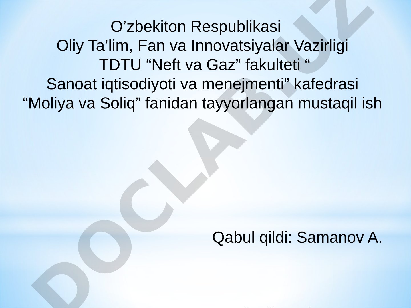 JISMONIY SHAXSLARDAN OLINADIGAN MOL-MULK SOLIG’I 1