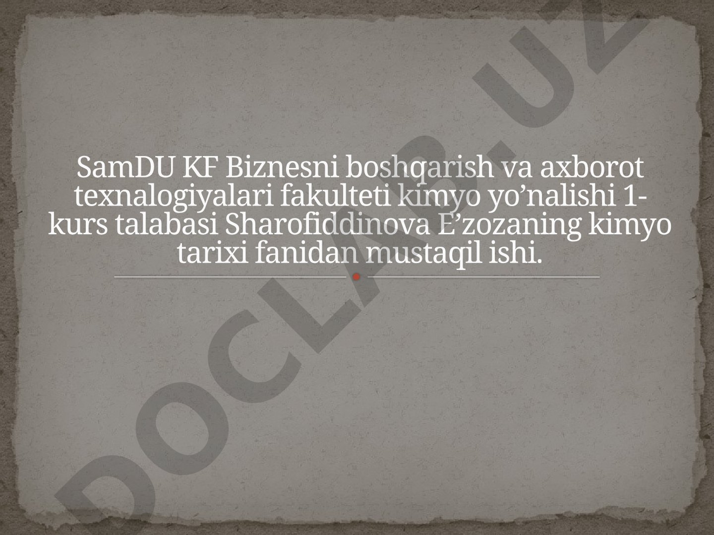 Eramizdan avvalgi II asrda alkimyo paydo bo'ldi