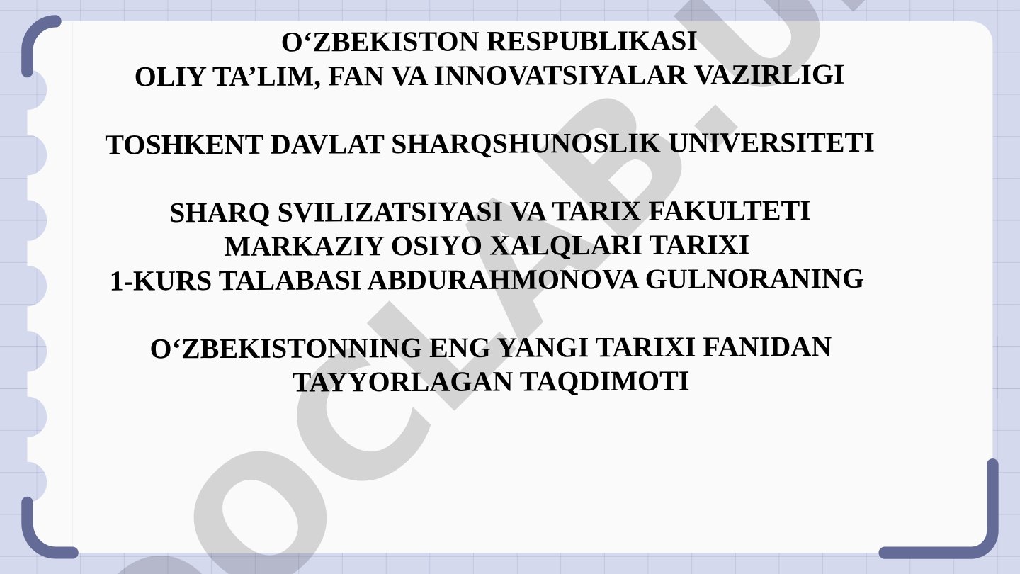 Mustaqillik yillarida ta'lim sohasidagi oʻzgarishlar
