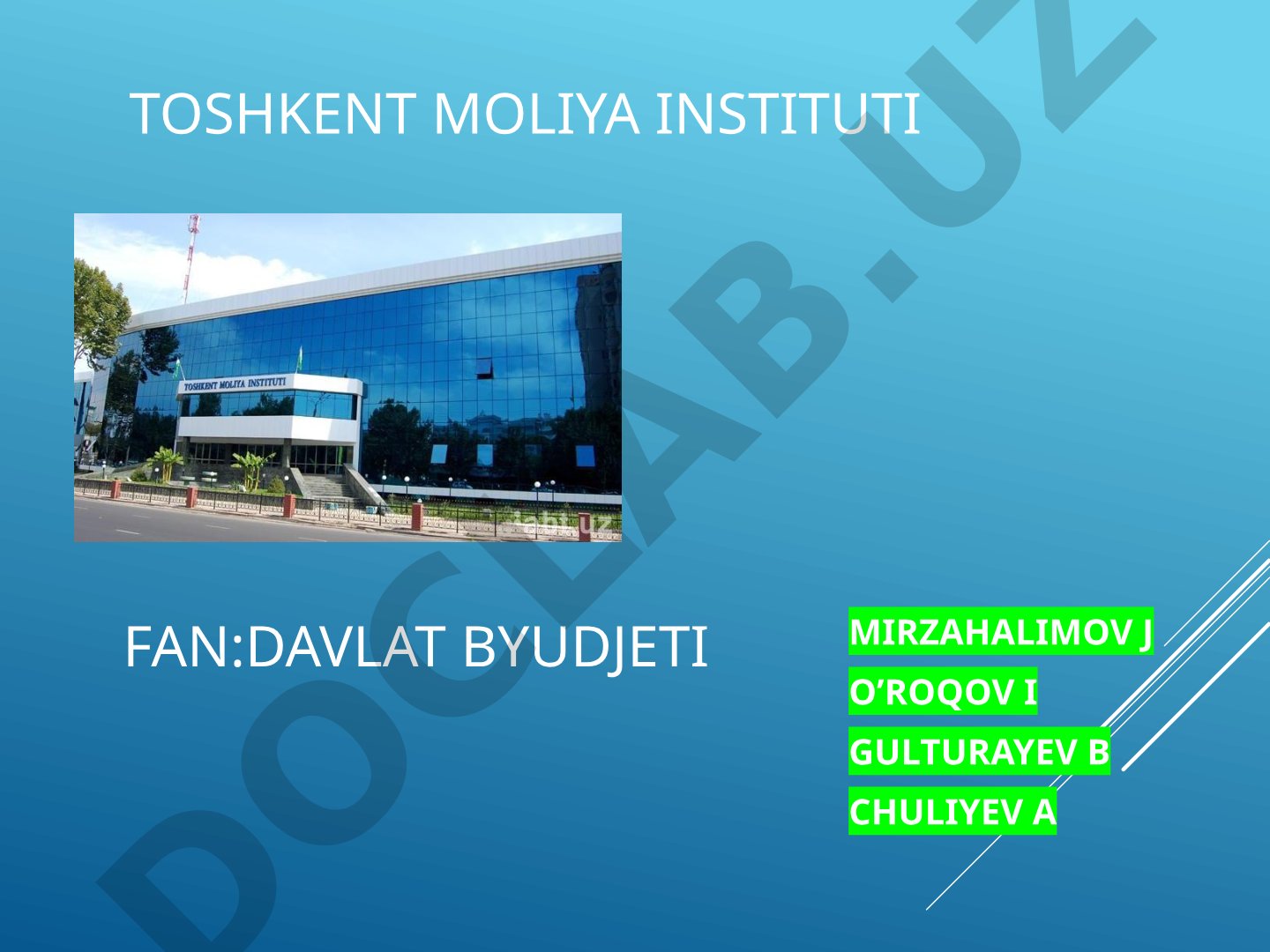 Davlat byudjetining ijtimoiy ximoya xarajatlari