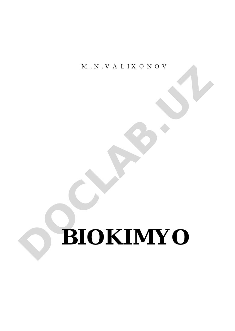 Biokimyo