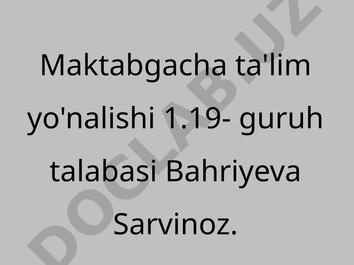 P. Ya. Galperin nazariyasi bo'yicha bilimlarni o'zlashtirish jarayoni 2 ta metod orqali tahlil qilish