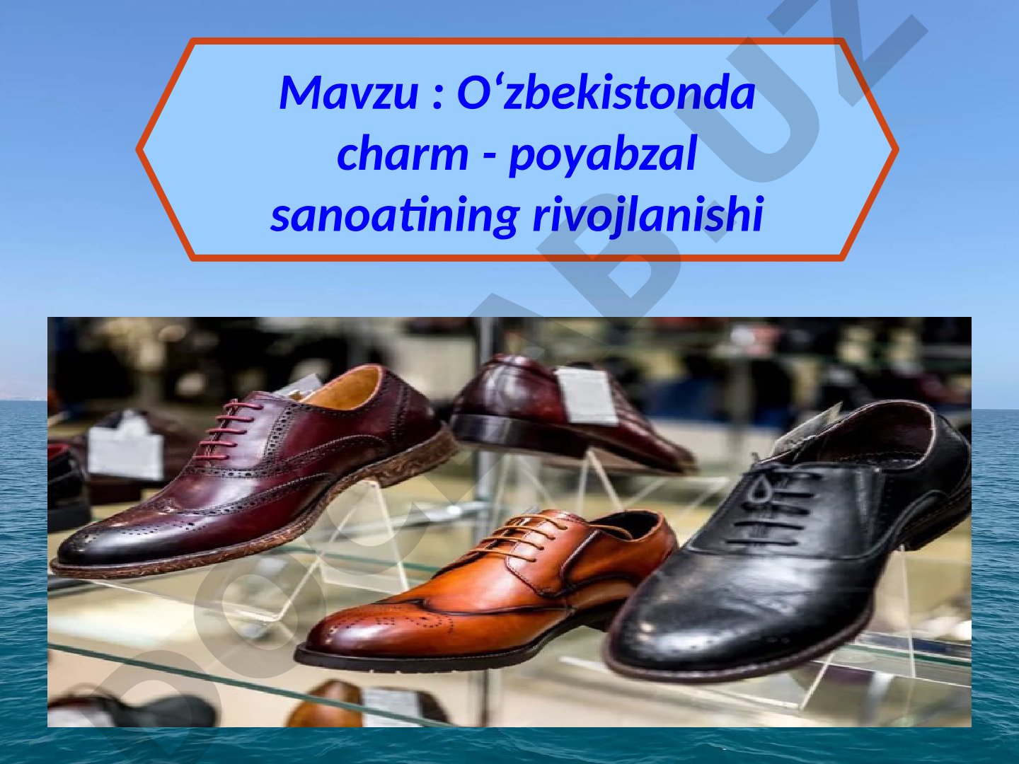 O‘zbekistonda charm-poyabzal sanoatining rivojlanishi