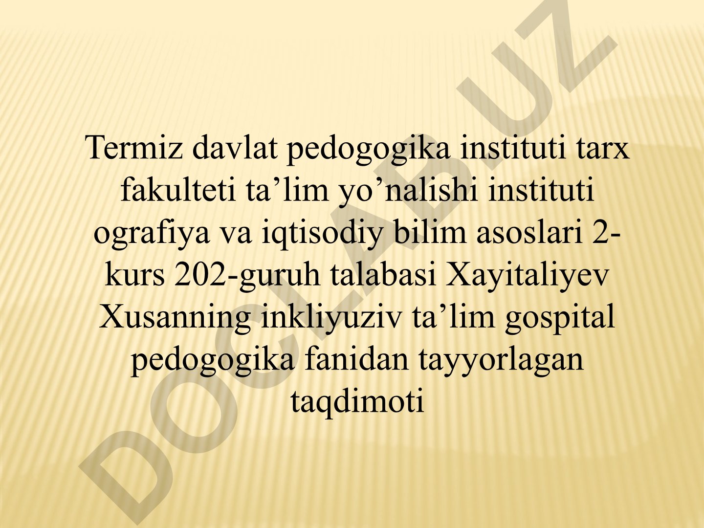 Umumta’lim tashkilotlarida alohida yordamga muhtoj bolalar uchun integratsiyalashgan ta’limni amalga oshirishning asosiy bosqichlari