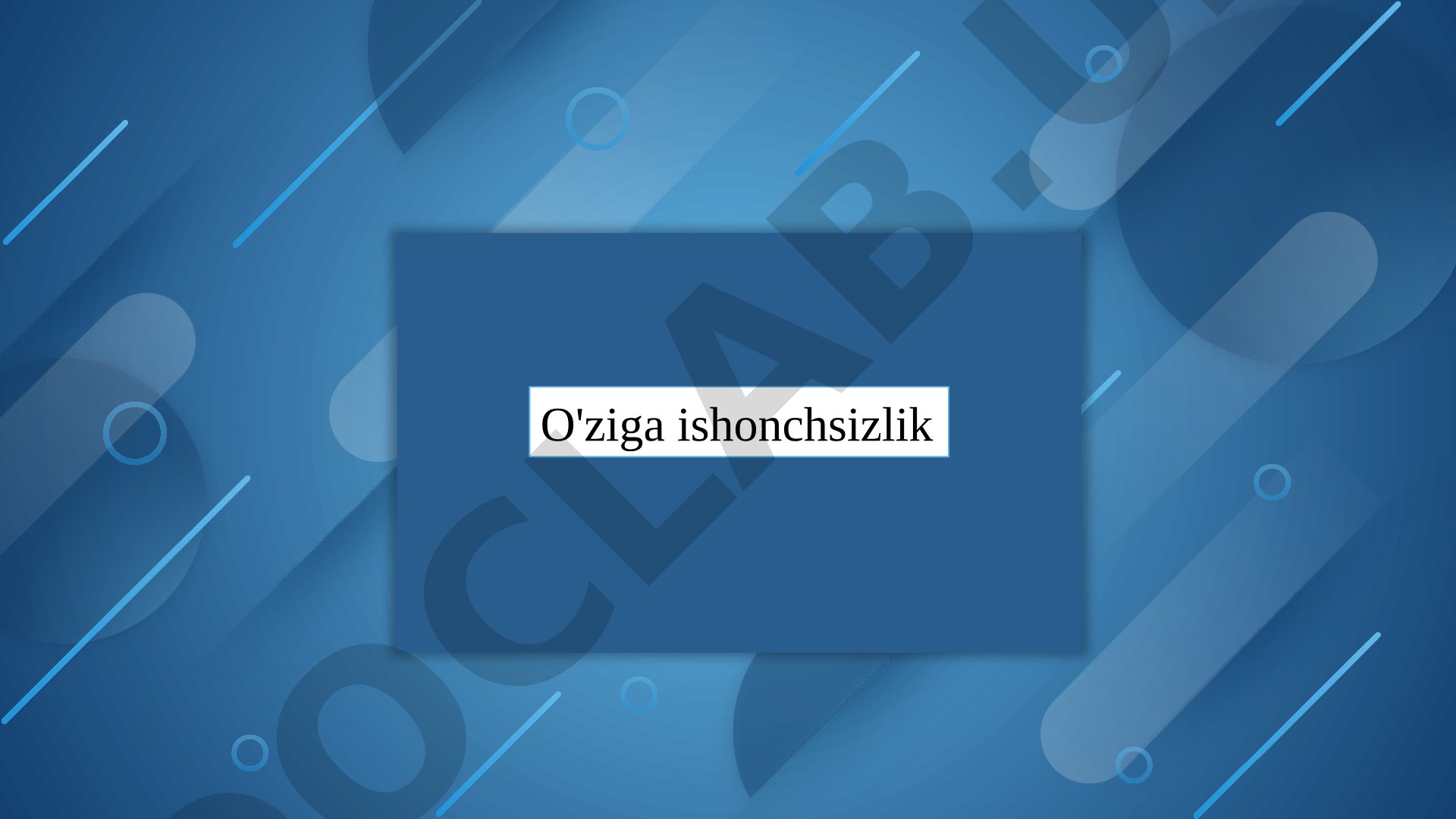 O'ziga ishonchsizlik: u qaerdan keladi va uni yengish mumkinmi?
