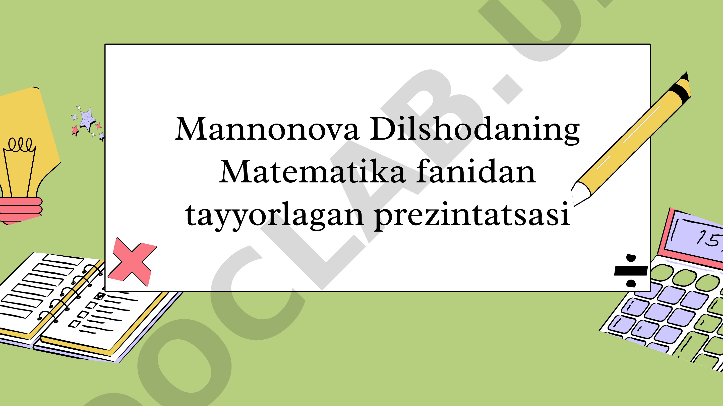 Matematikada to'plamlar nazariyasi asosiy tushunchalari