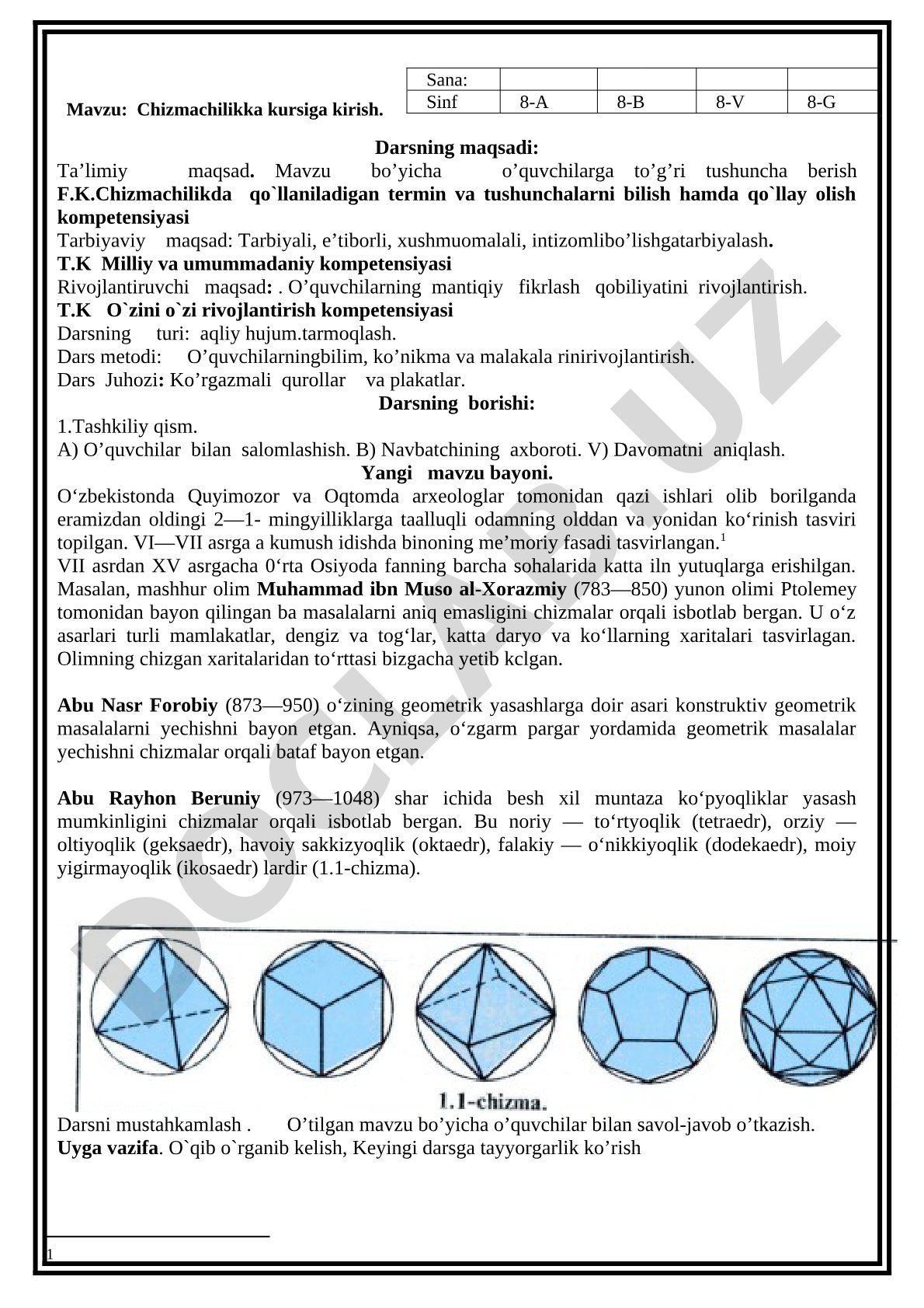 Chizmachilikka kursiga kirish