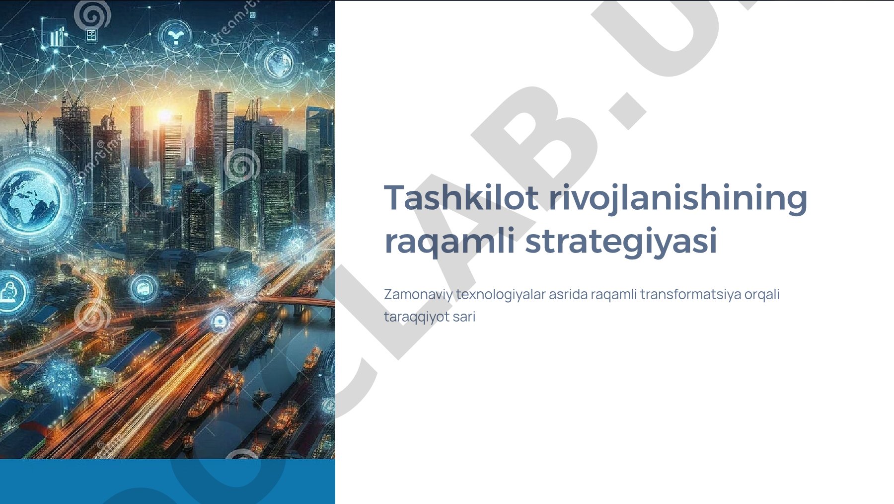 Tashkilot rivojlanishining raqamli strategiyasi