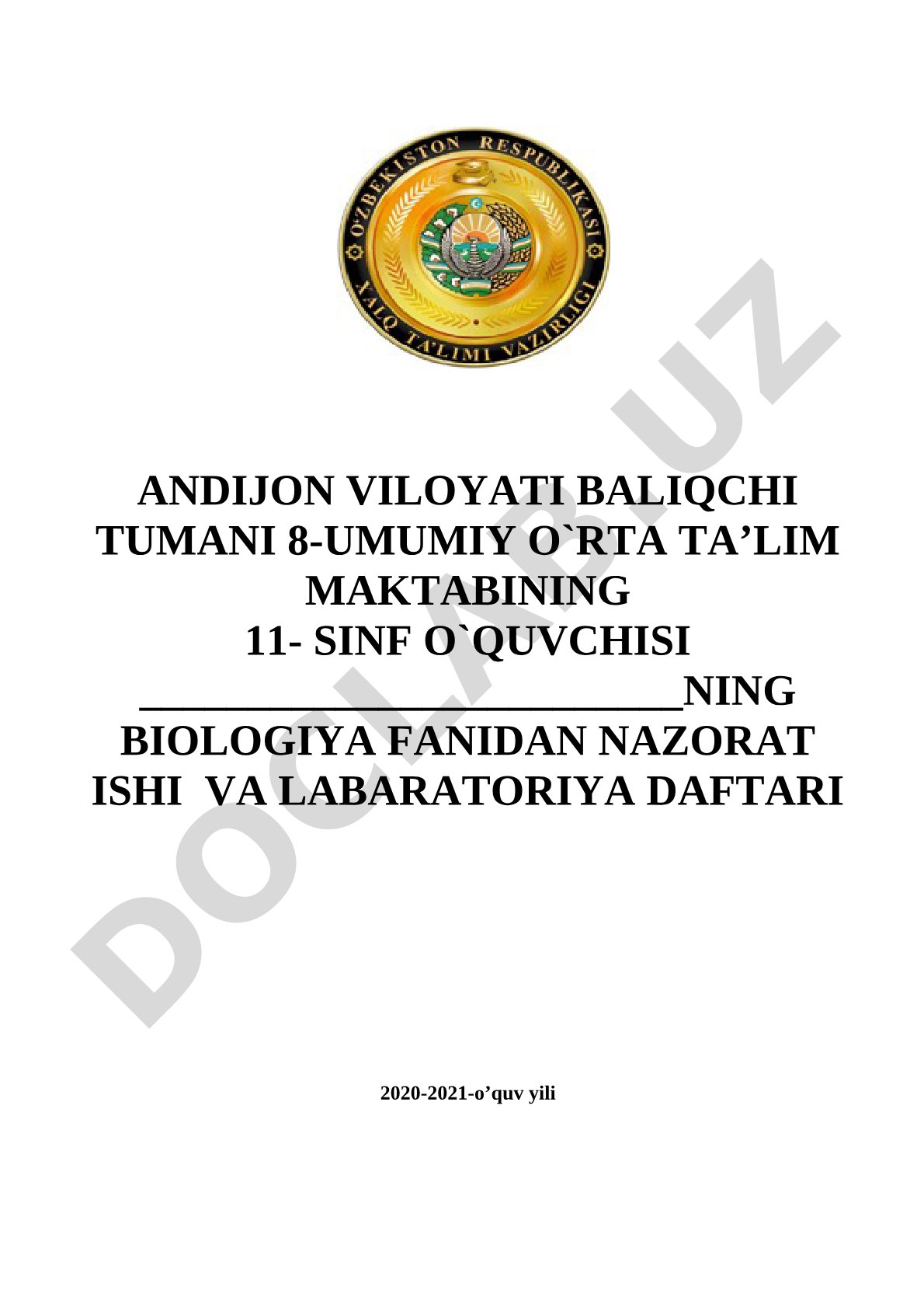 Biotop, biotsenoz, biogeotsenoz va ekosistema tushunchalari