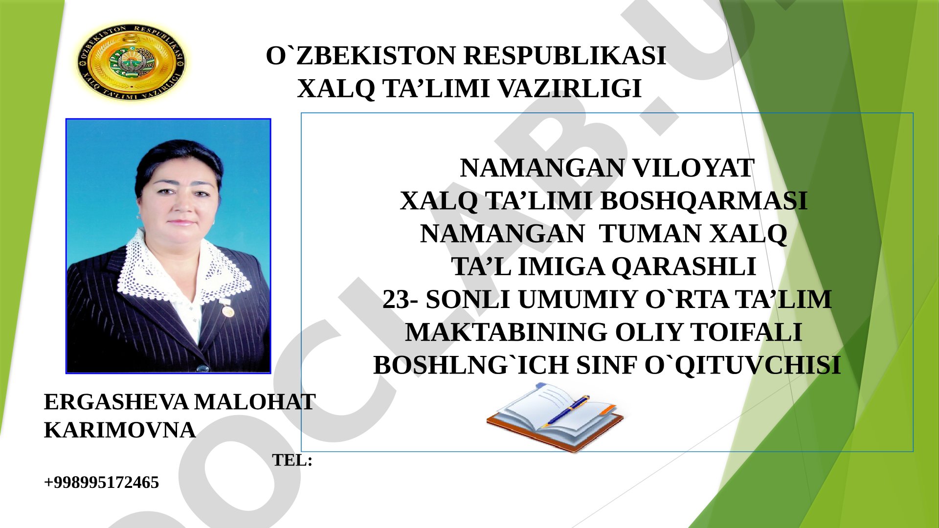 Ulug‘ xalq qudrati jo‘sh urgan zamon