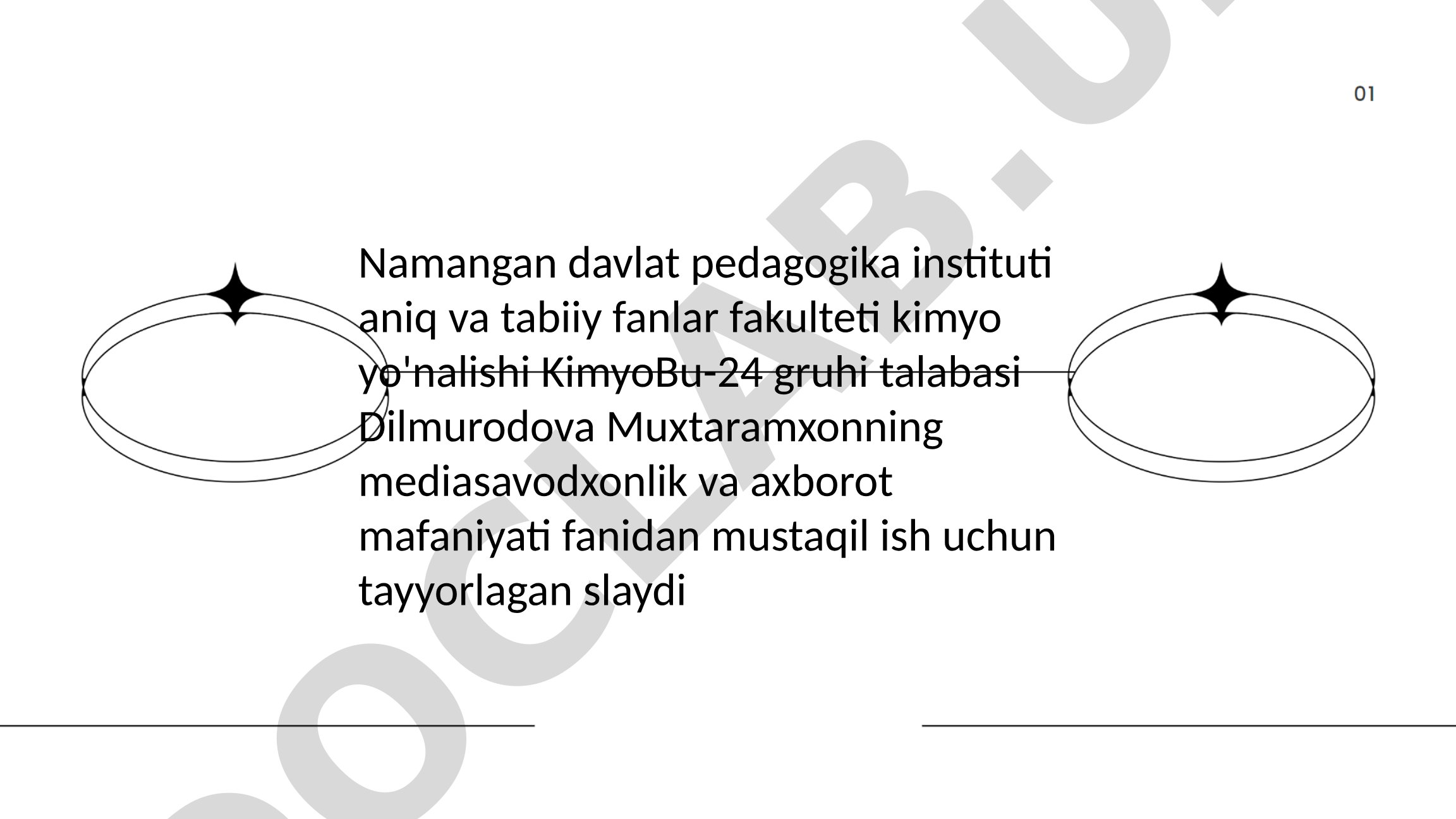 Slaydlar asosida axborot xavfsizligi tamoyillari, kriptografiya va tarmoq himoyasi