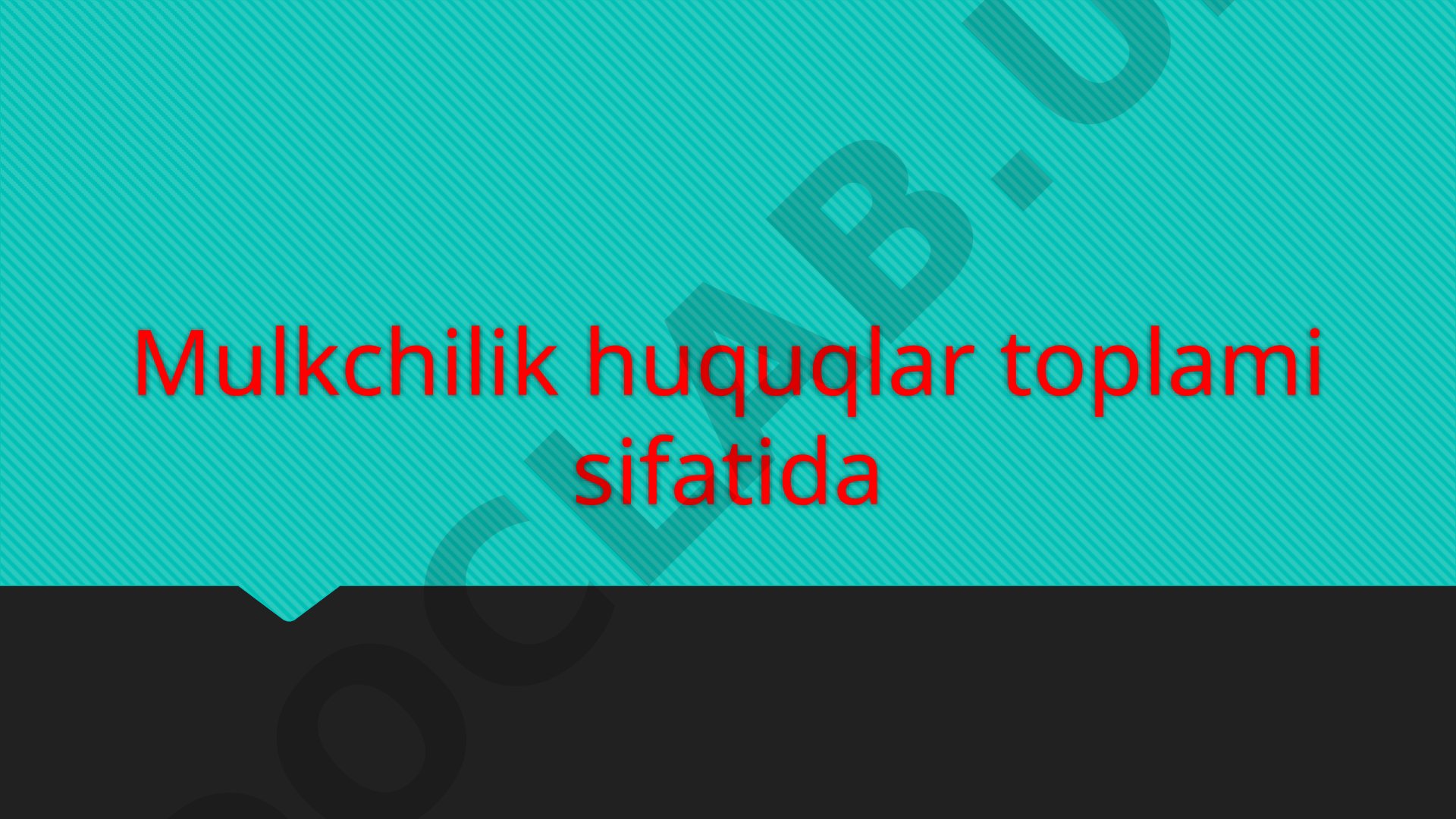 Mulk huquqining ta'rifi, O'zbekiston FK va Konstitutsiya asoslari