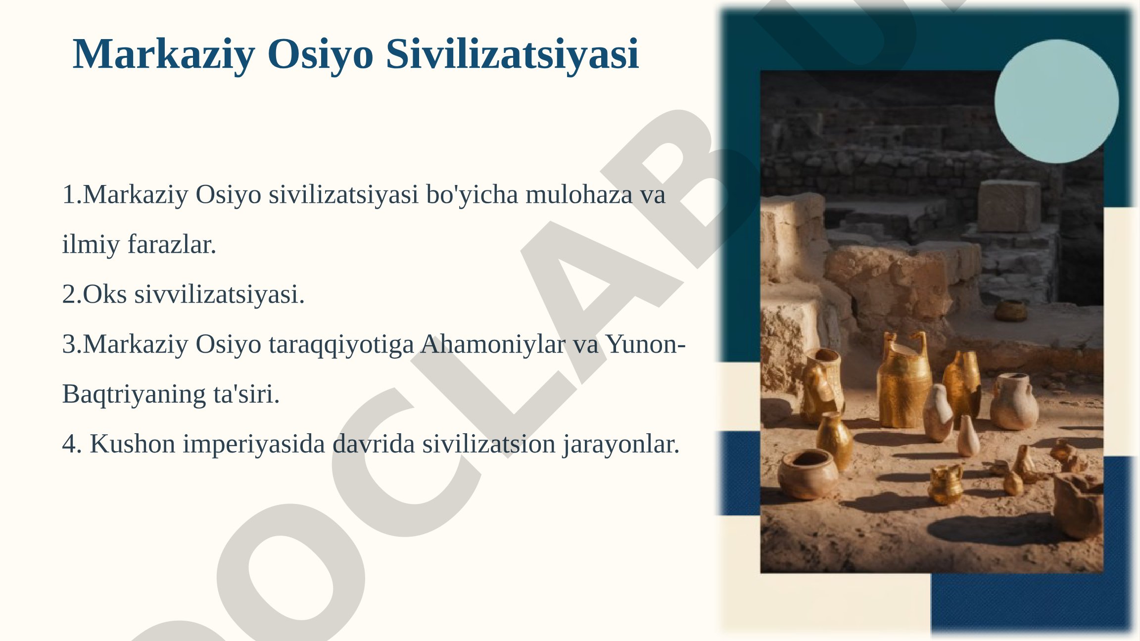 Markaziy Osiyo sivilizatsiyasi