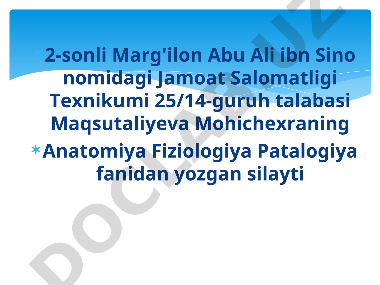 Buyrak tosh kasalligi, homiladorlik nefropatiyasi va buyrak o‘smalari