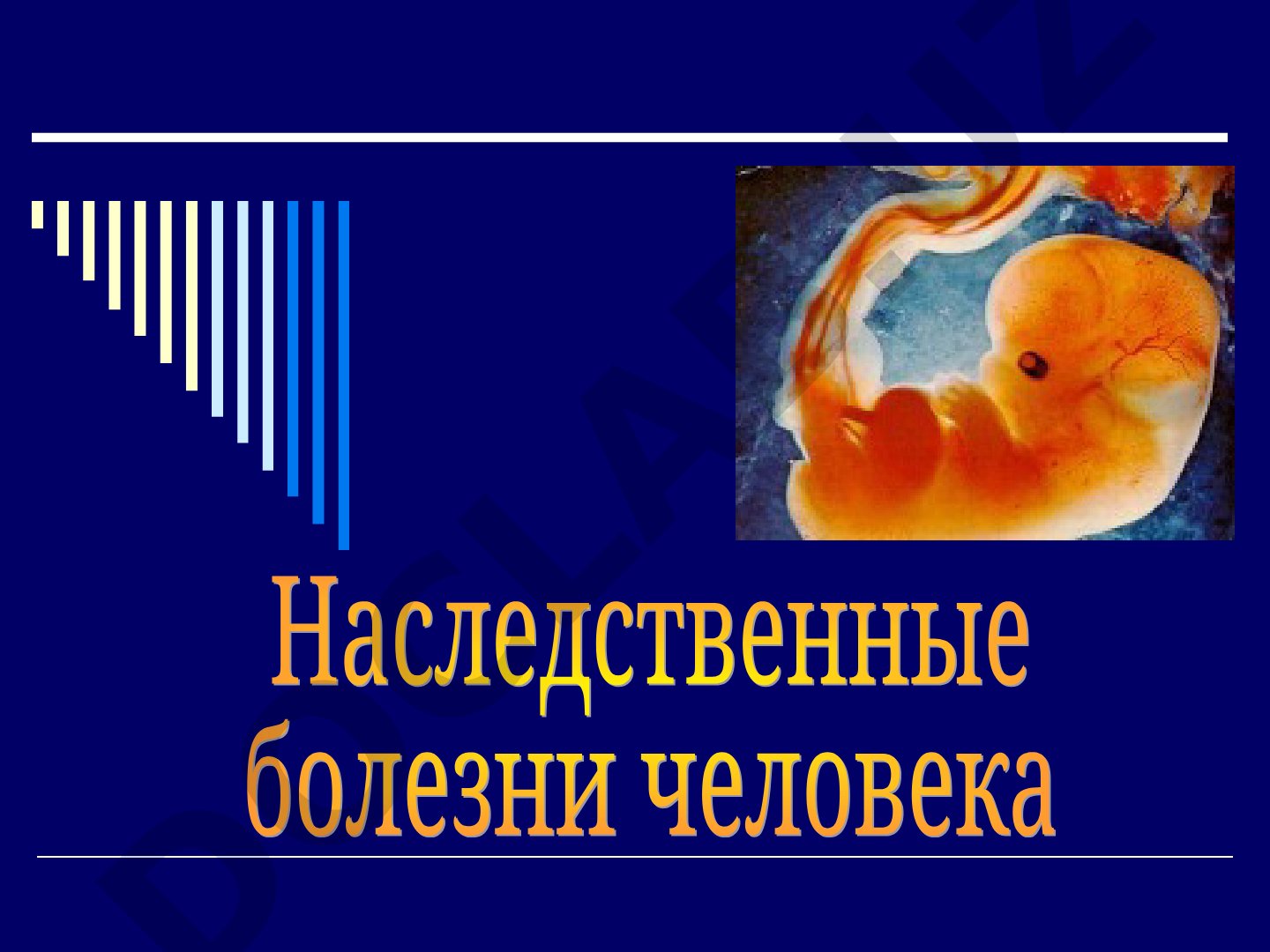 Заболевания, обусловленные мутациями, их классификация и профилактика