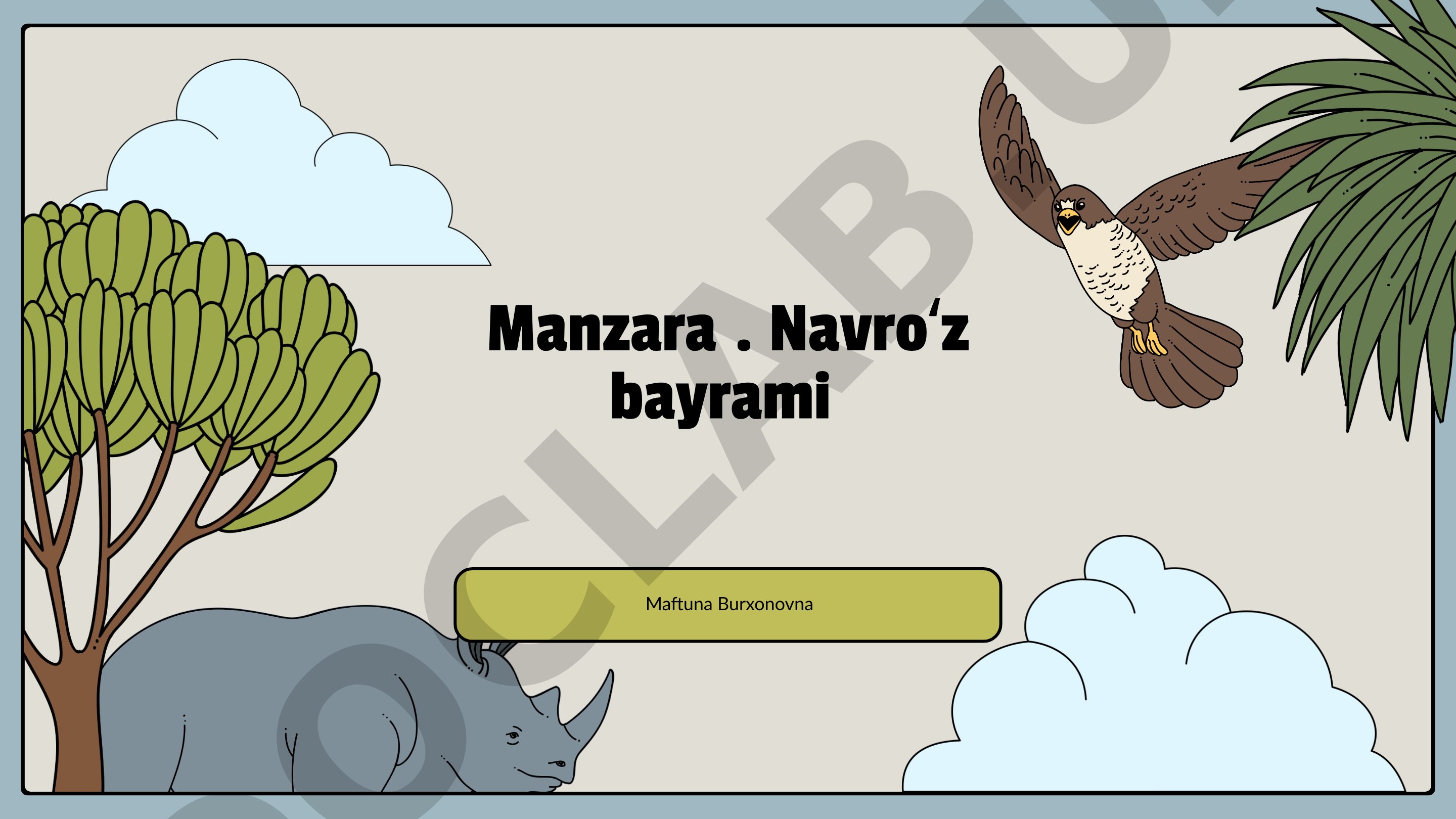 Manzara va Navroʻz bayrami