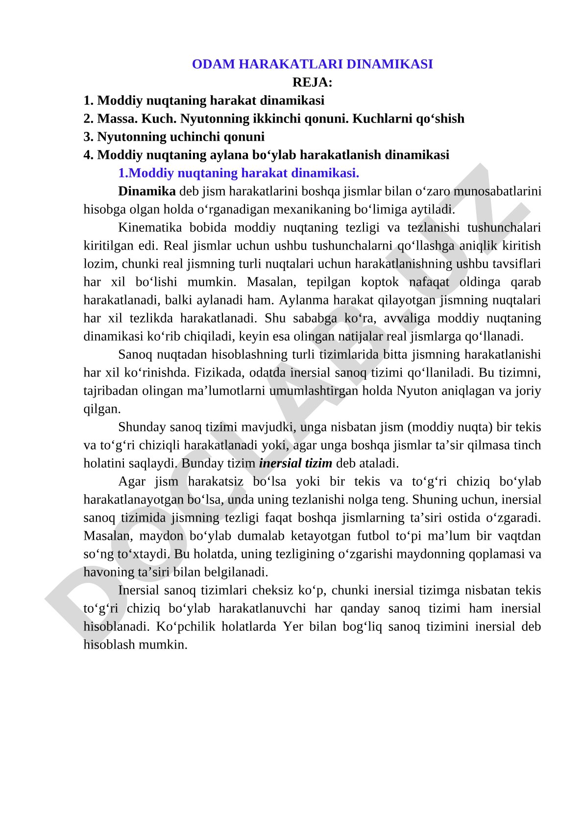 Moddiy nuqta dinamikasi, Nyuton qonunlari va aylana bo'ylab harakat tahlili