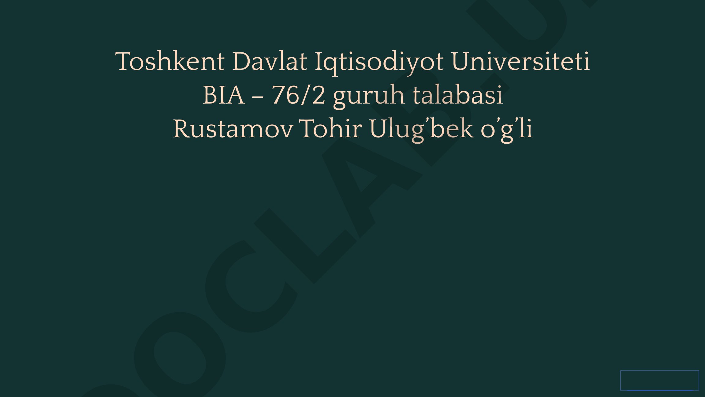 Italiya Davlatining Tashqi Iqtisodiy Aloqalari