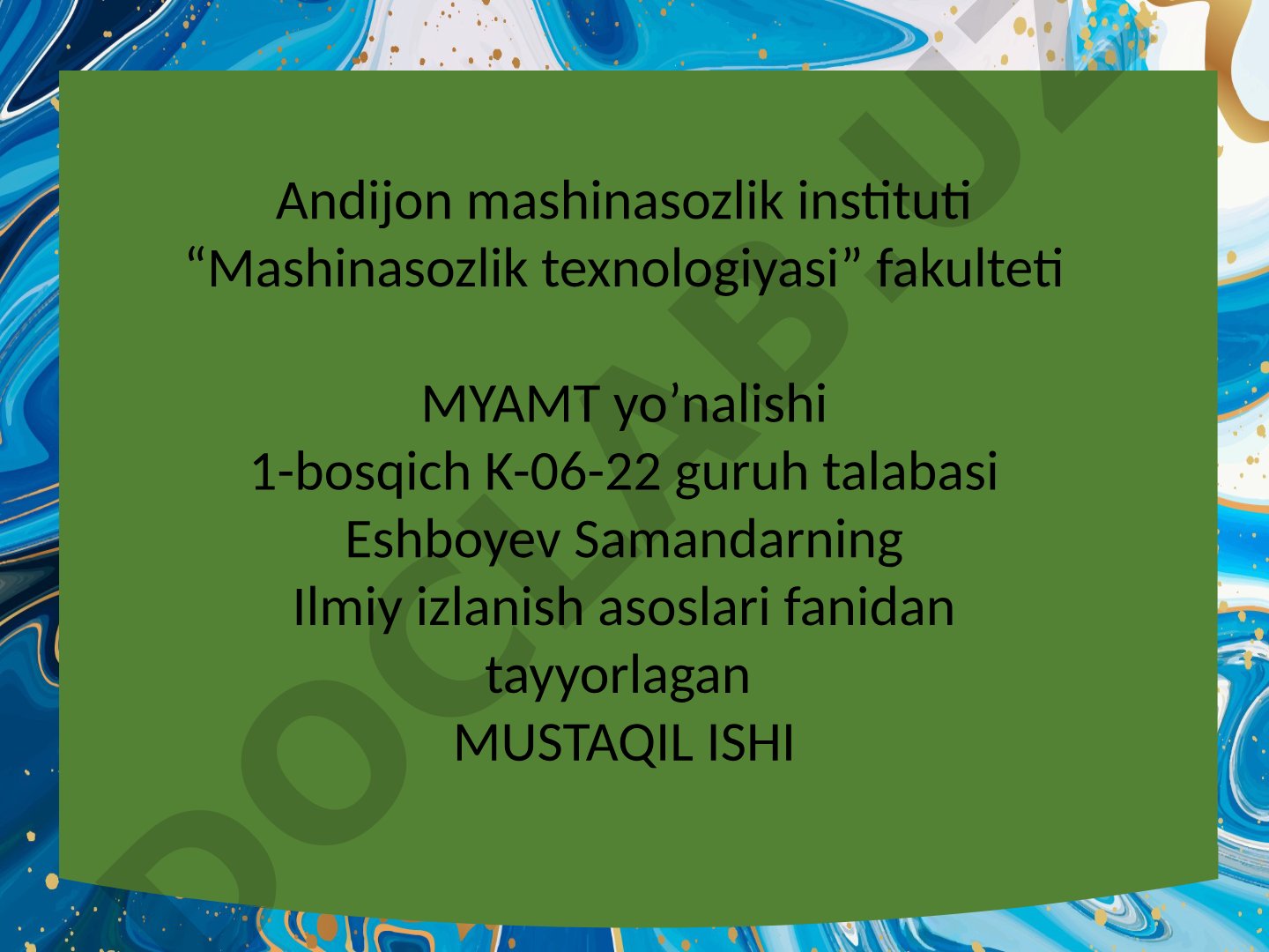 Patent, litsenziya va sertifikat olish uchun shartnoma tuzish