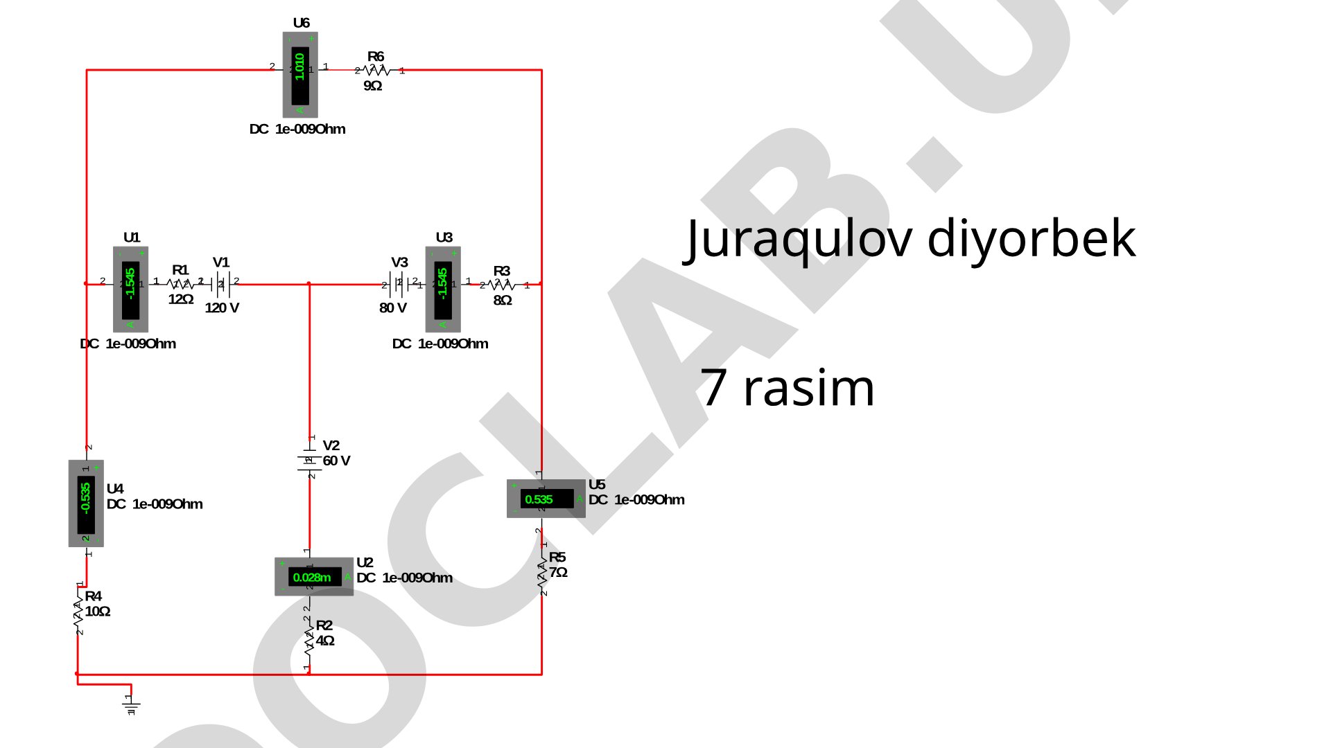 Elektr zanjiri hisobi