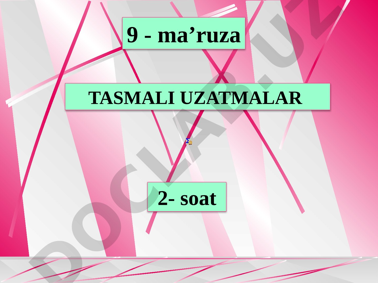 Tasmali uzatmalar haqida ma'ruza: turlari, hisoblash asoslari, yassi, ponasimon va tishli