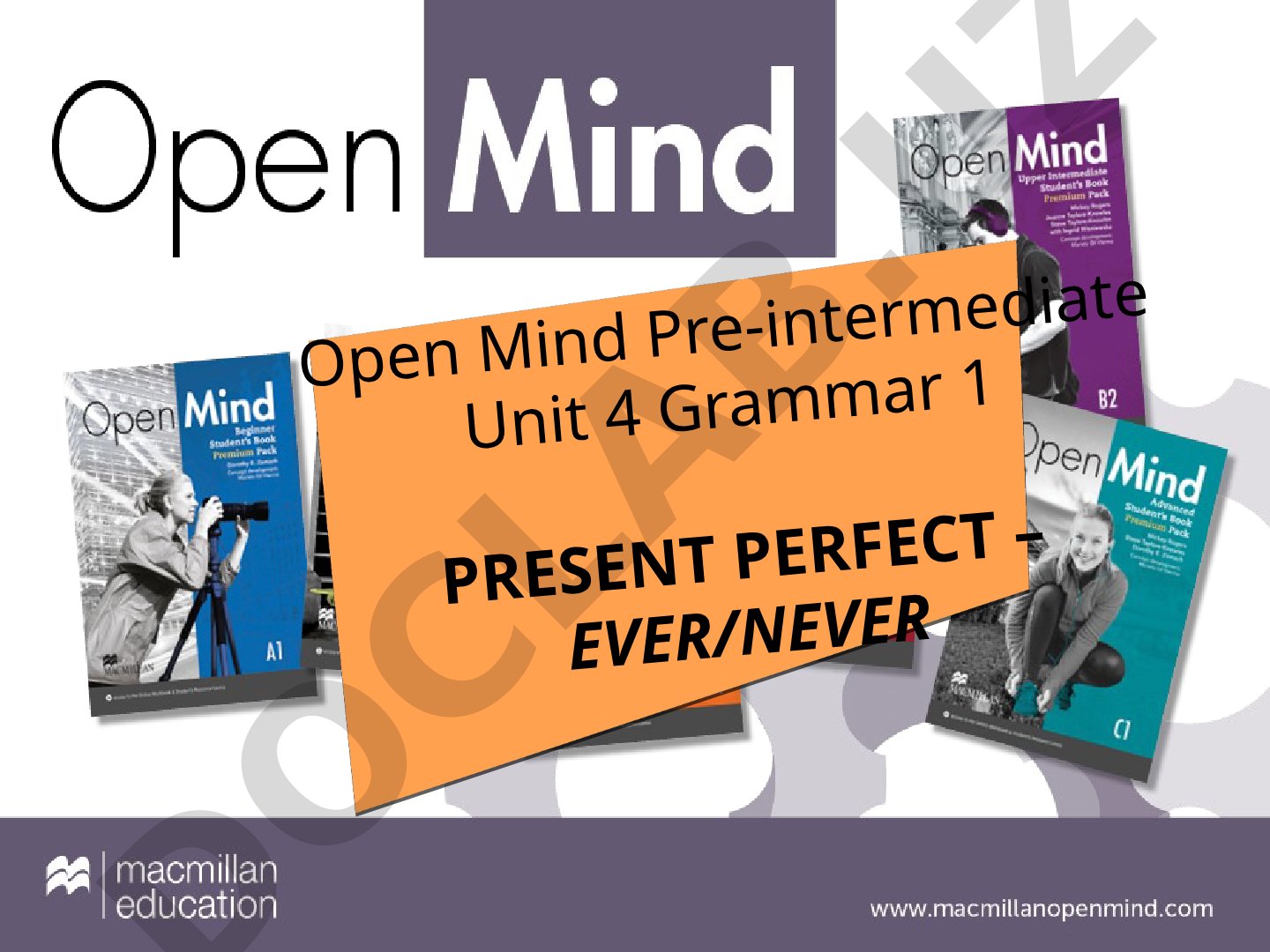 Present Perfect - Ever/Never