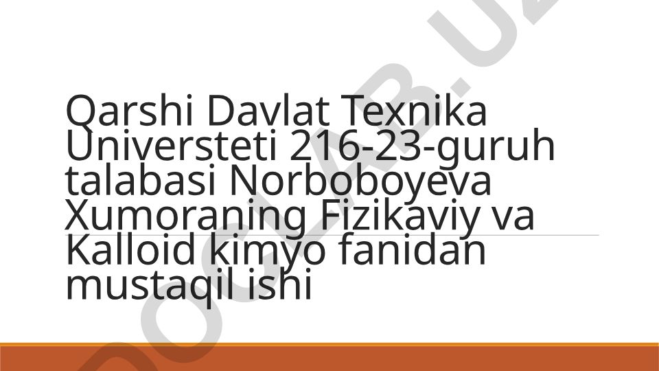 Nanozarralar va ularning ahamiyati