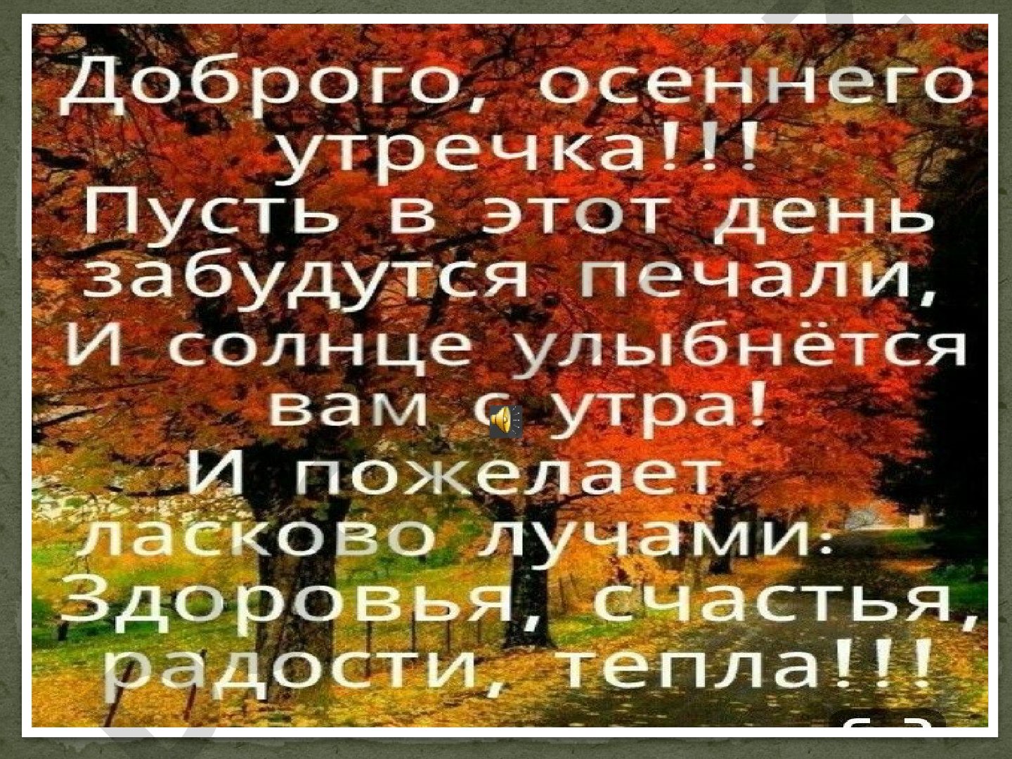 Золотая осень