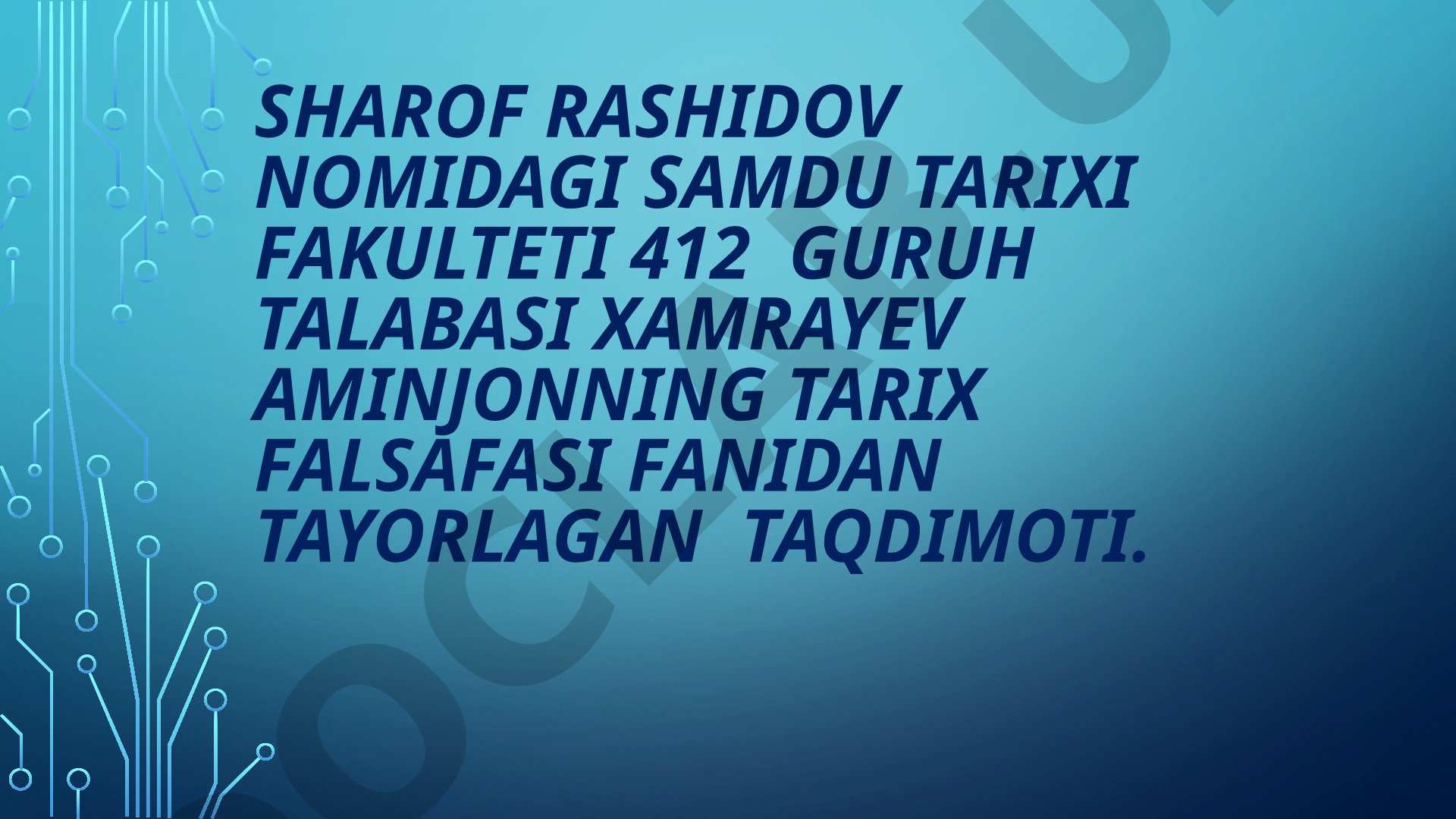 XVII-XVIII asrlarda Musulmon tarixi falsafasi