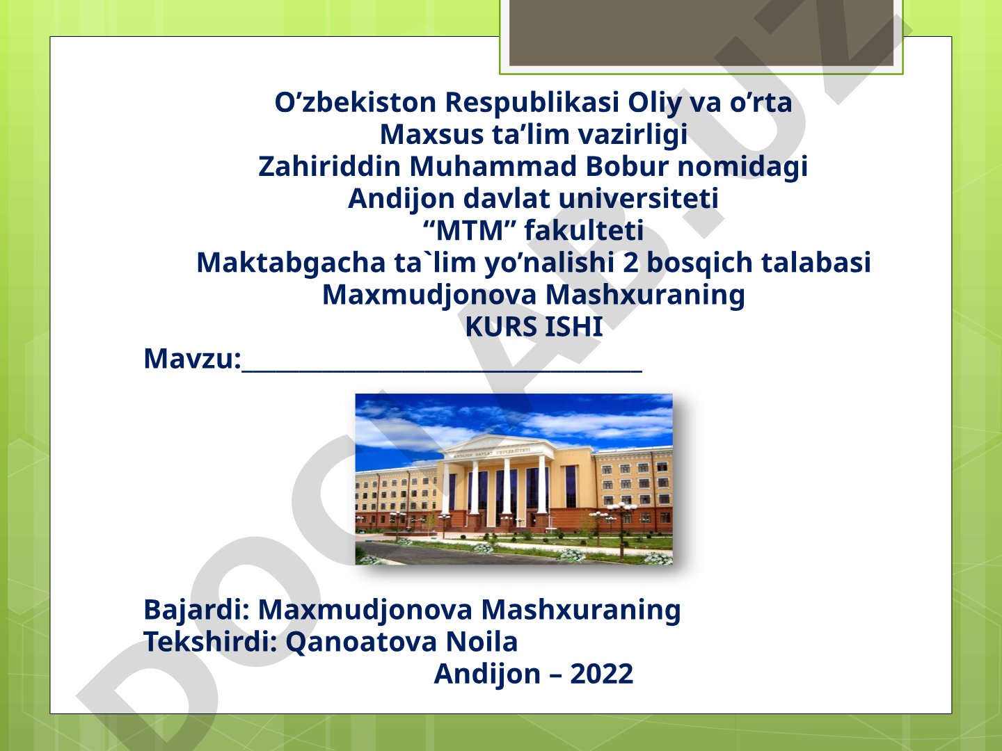 O'zbek adabiy tilida norma va variantlar, dialekt va shevalar, fonetik, morfologik