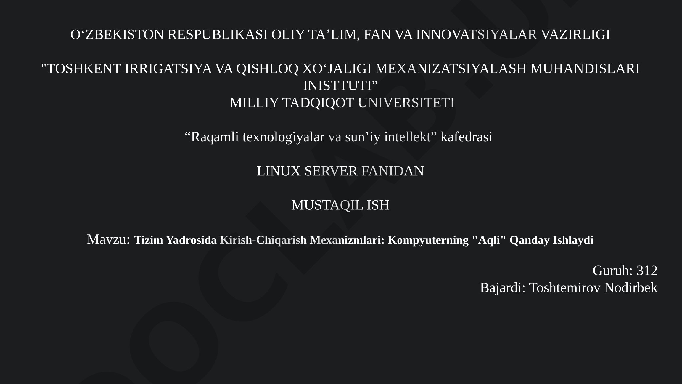 Tizim Yadrosida Kirish-Chiqarish Mexanizmlari: Kompyuterning "Aqli" Qanday Ishlaydi