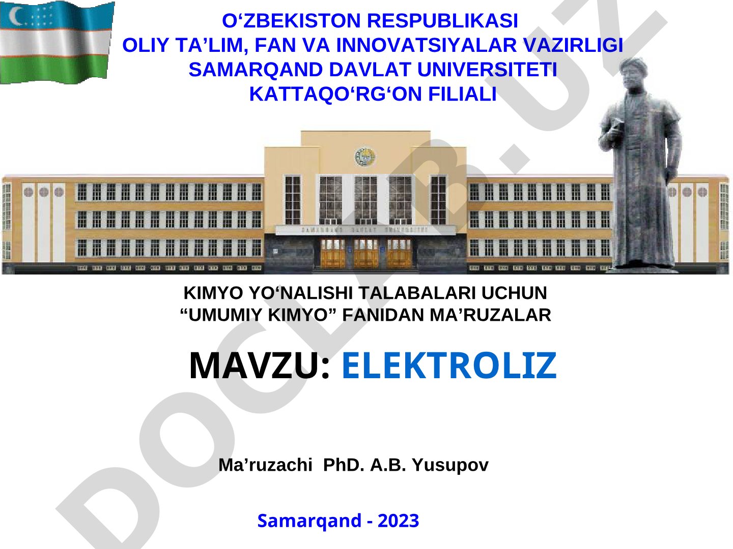Elektroliz