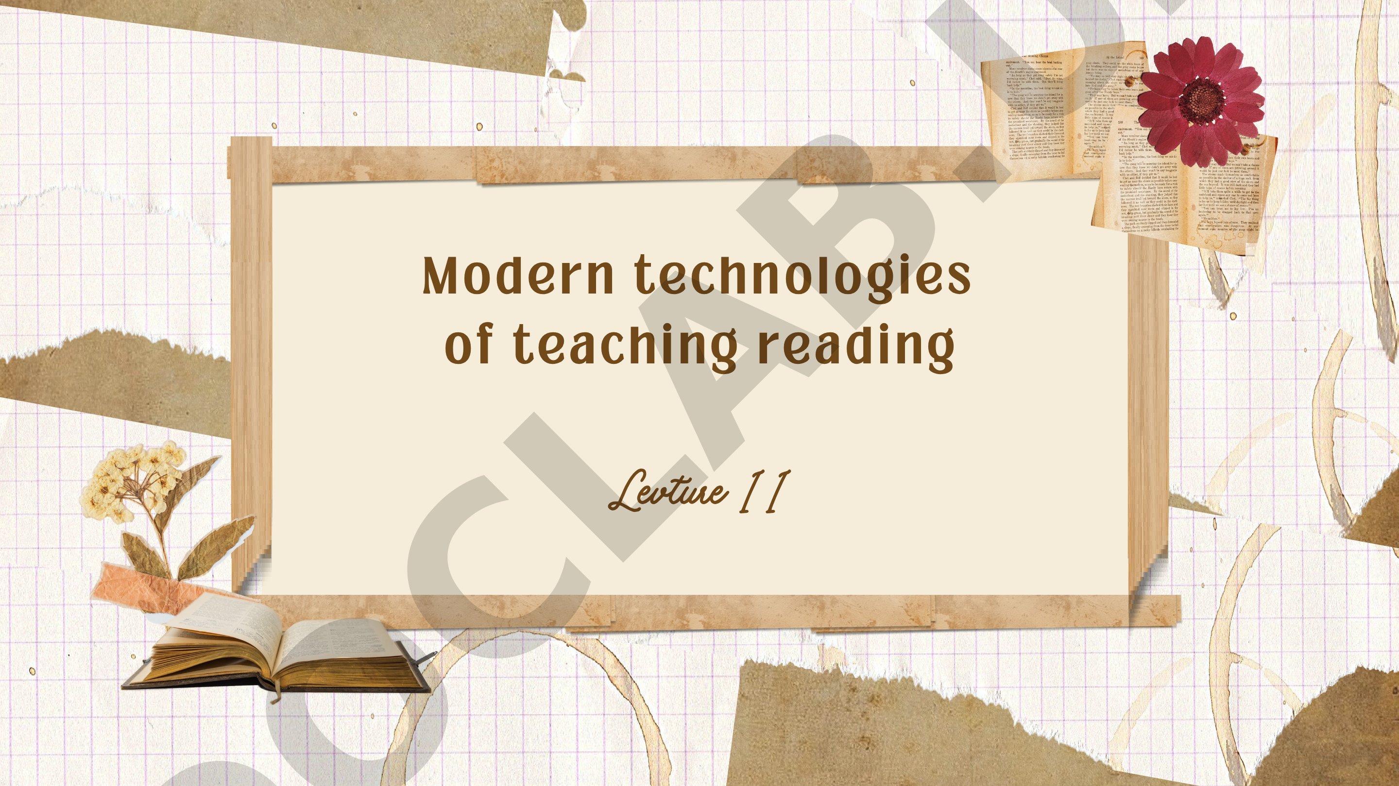 Modern Technologies of Teaching Reading