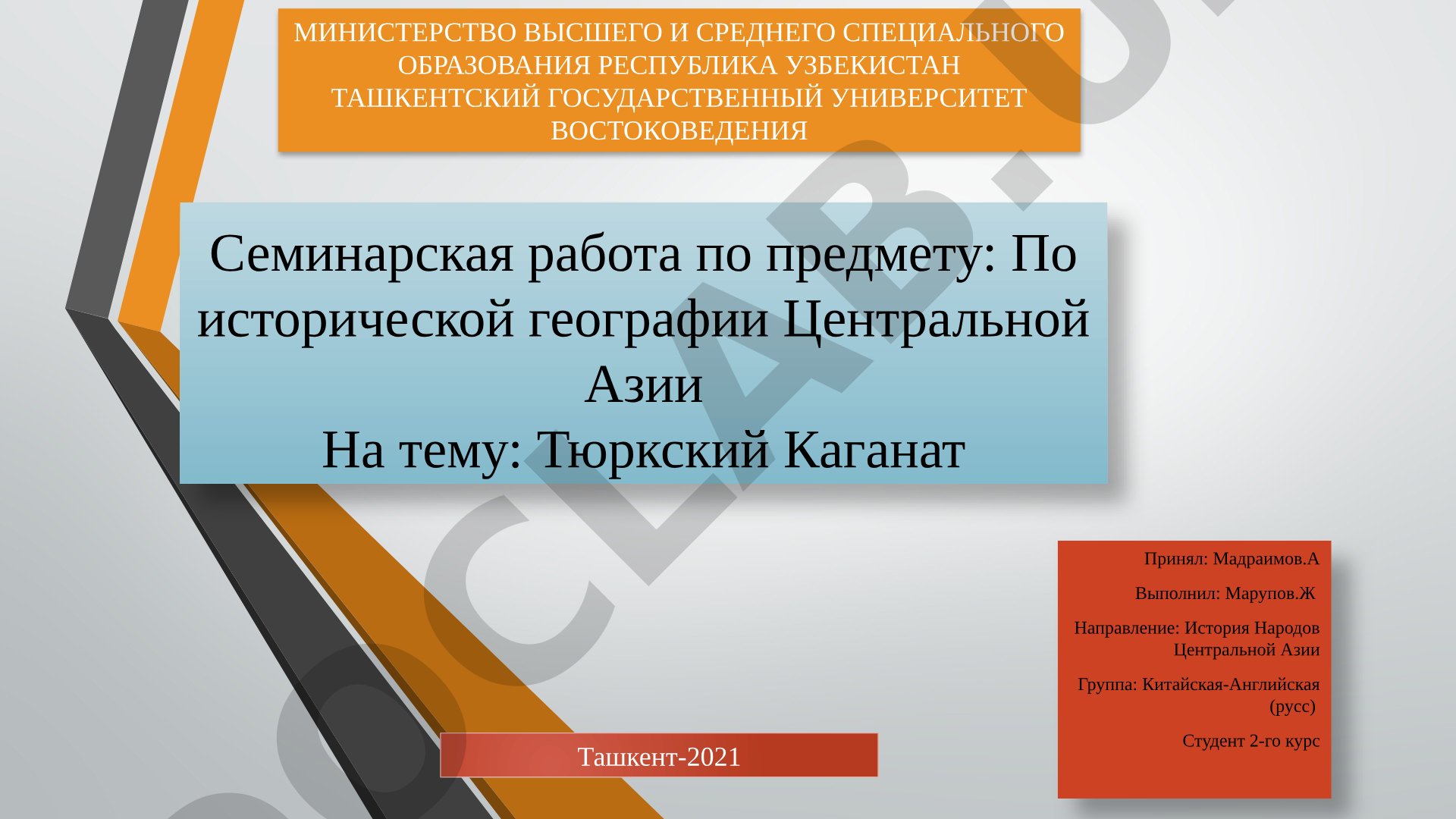 Тюркский Каганат