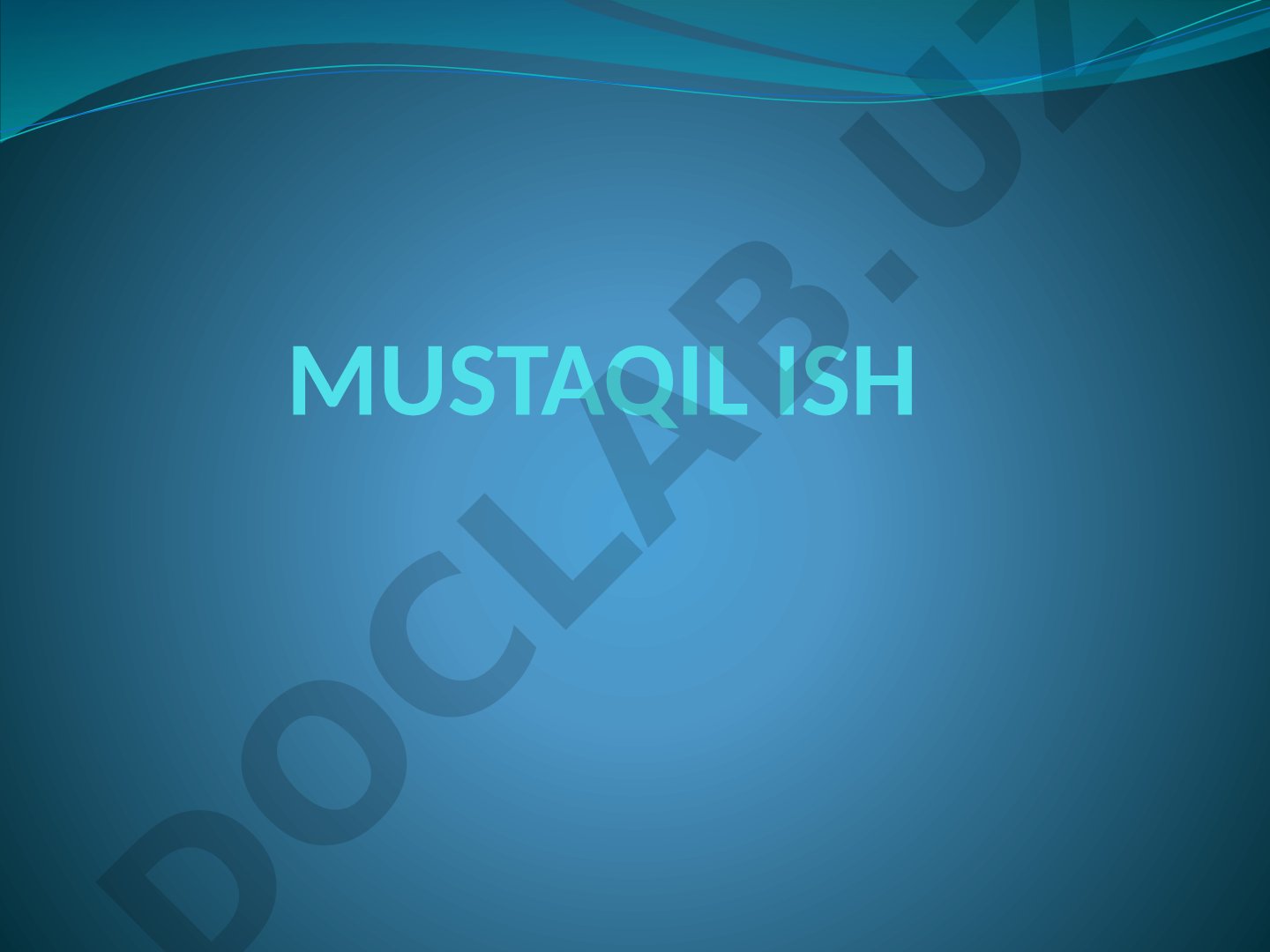 Iqtisodiyotga kirish