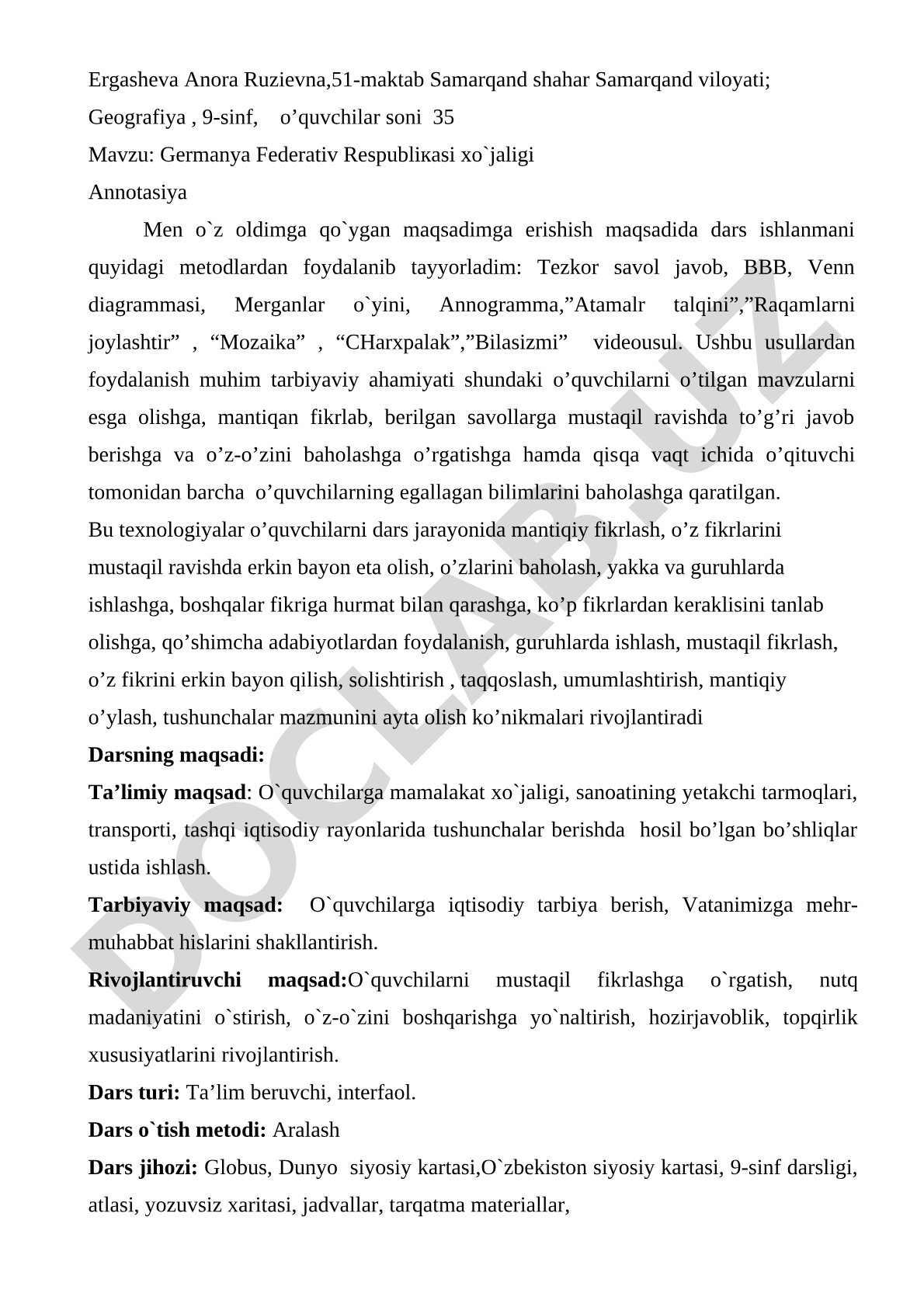 Germanya Federativ Respublikasi xo'jaligi