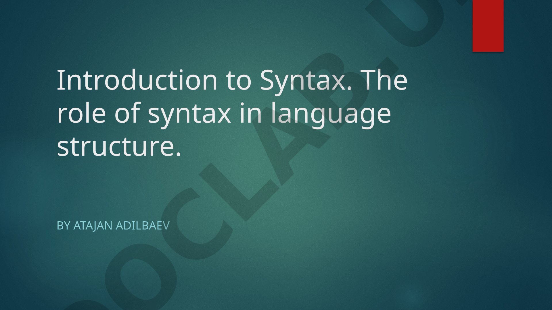 Explains syntax, sentence structure, word order, SVO pattern, and meaning in language