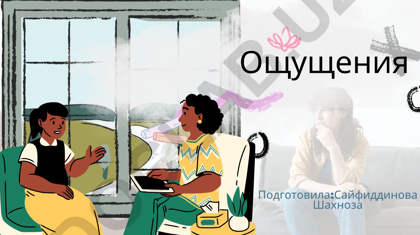 Ощущения: понятие, физиологическая основа, виды и свойства