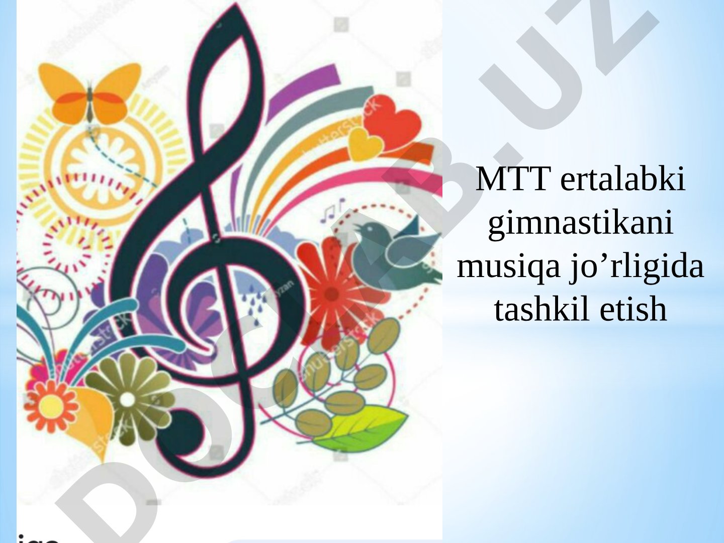 MTT ertalabki gimnastikani musiqa jo’rligida tashkil etish