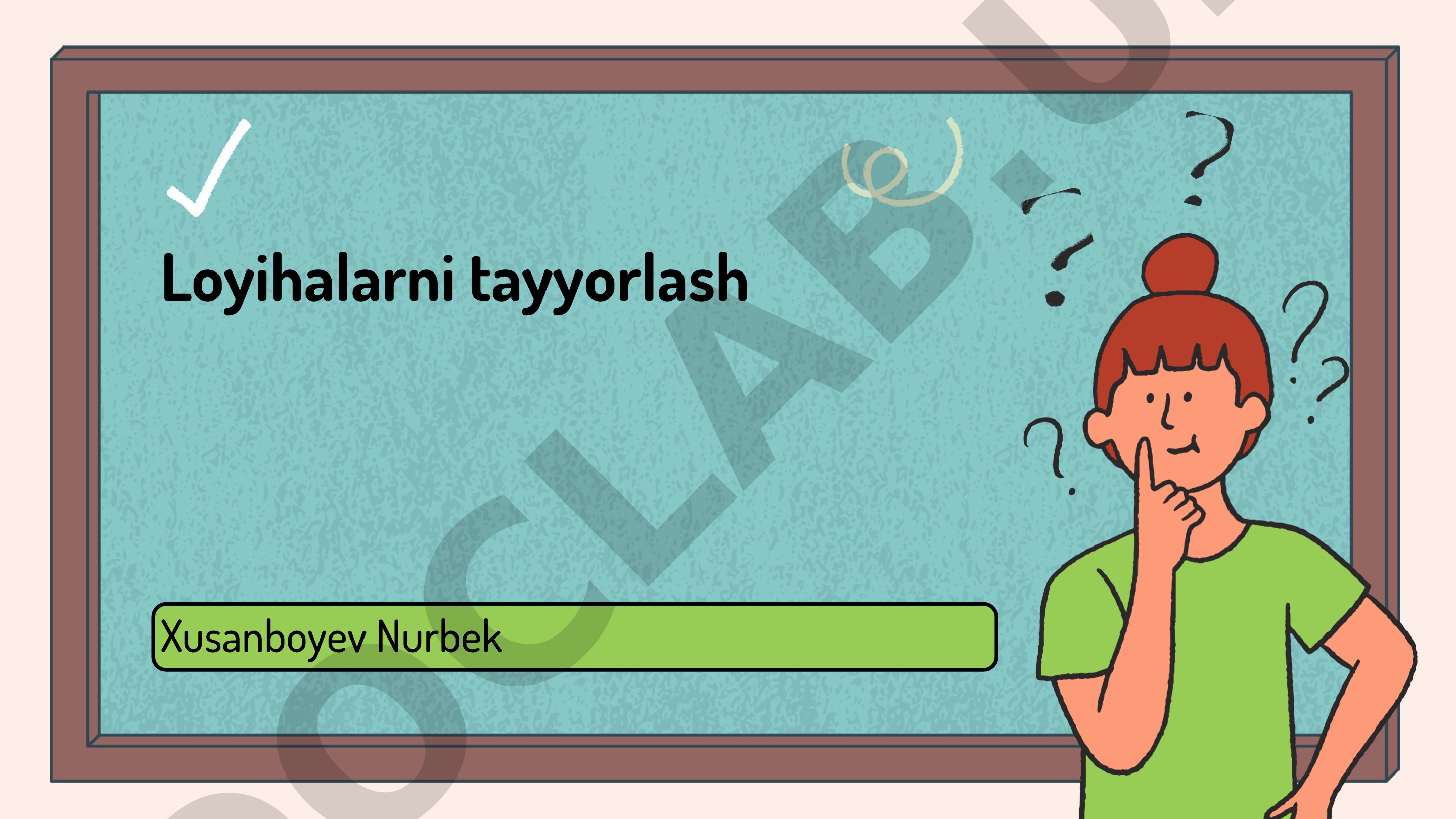 Loyiha g'oyasi, turlari, tayyorlash jarayoni va investitsiya tadqiqoti haqida