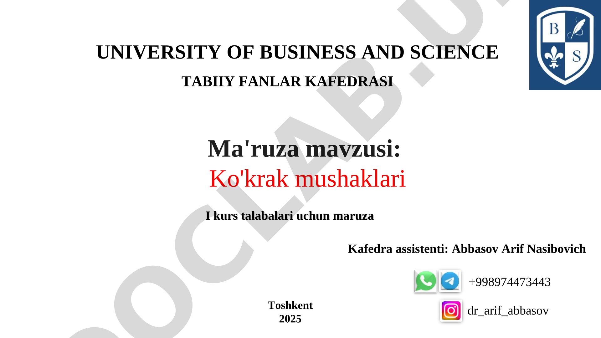 Gavda muskullari, ko'krak qafasi muskullari, ularning tuzilishi va vazifalari haqida