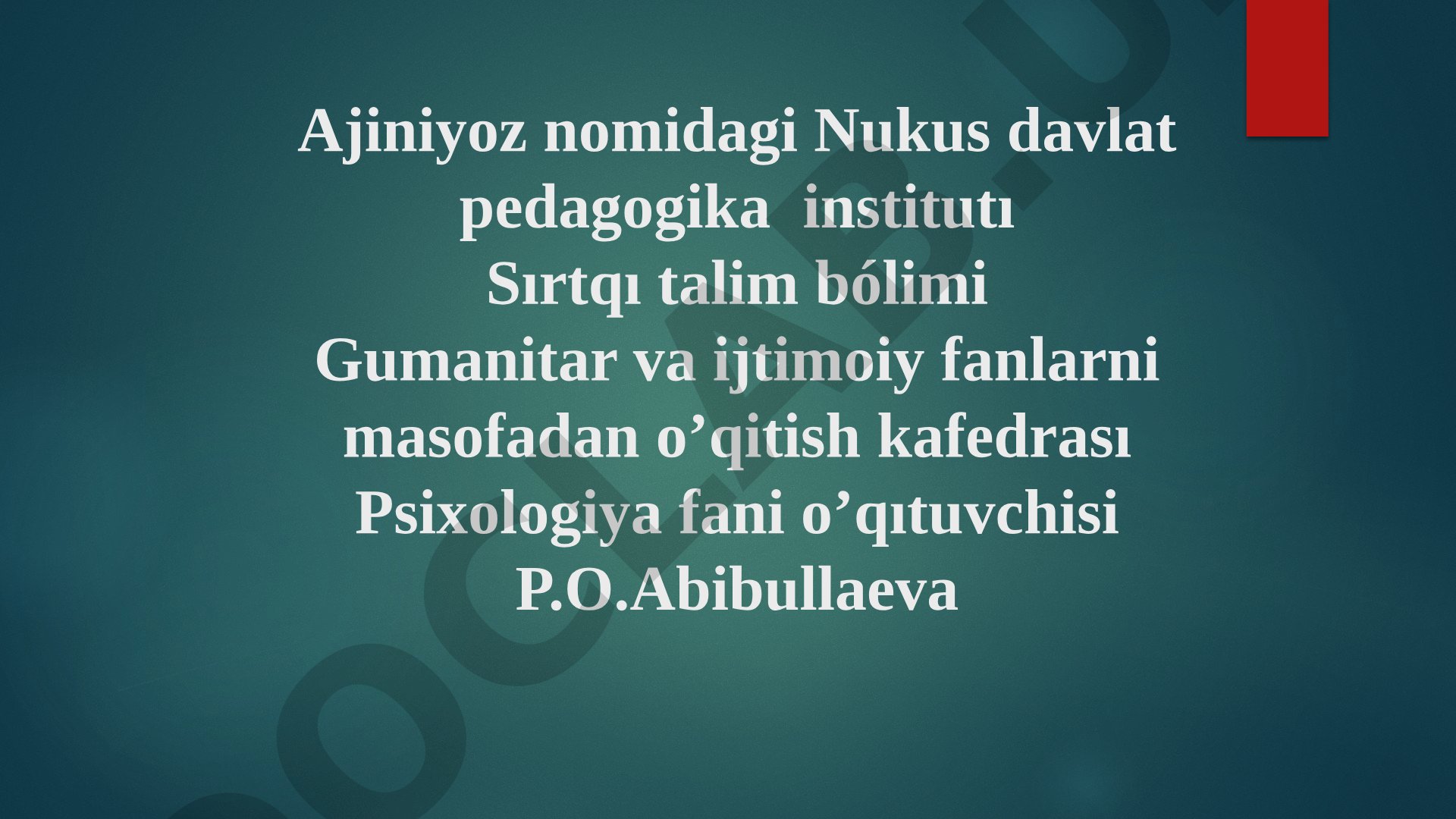 Shaxs tushunchasi tarixi va psixologik nazariyalar