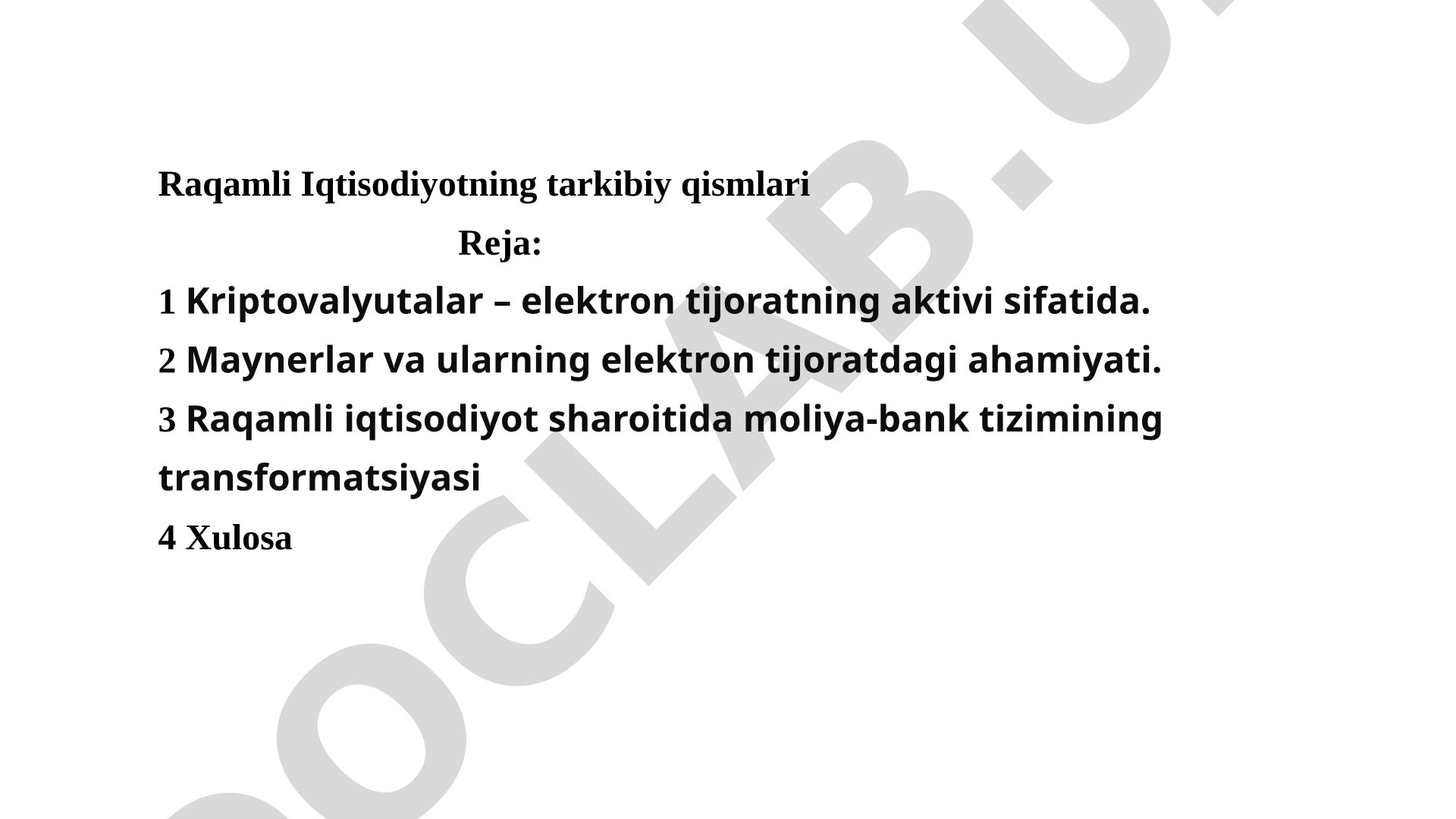 2 Maynerlar va ularning elektron tijoratdagi ahamiyati