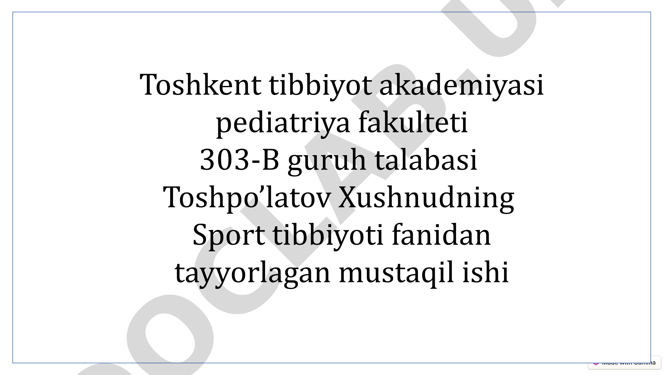 Jismoniy yuklama va ayollar salomatligi