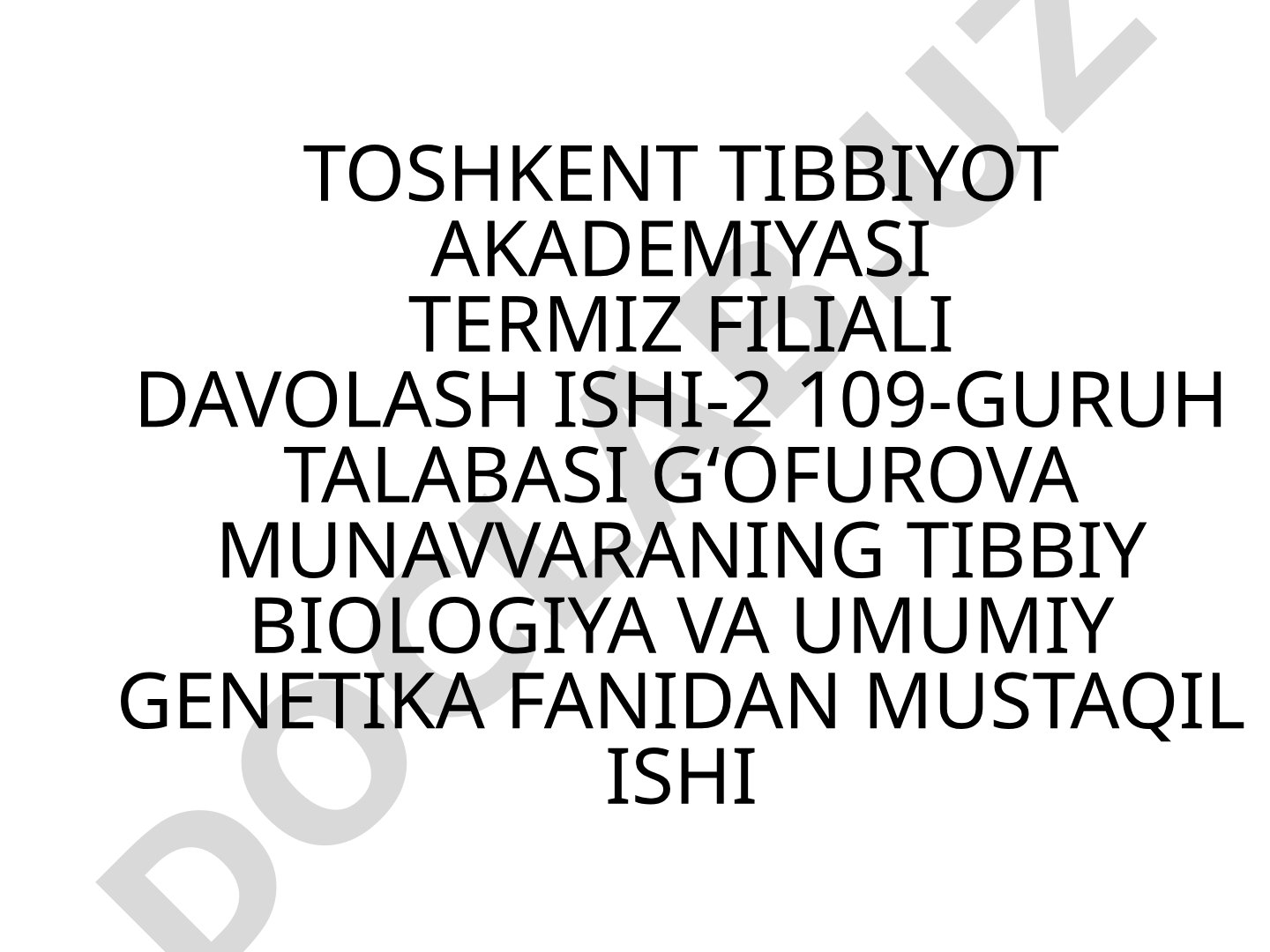 Yumaloq chuvalchanglar: askarida, ostrissa, filyariya, egri boshli gijja, rishta, qil boshli gijja, trixenella. Ovogelmintoskopiya