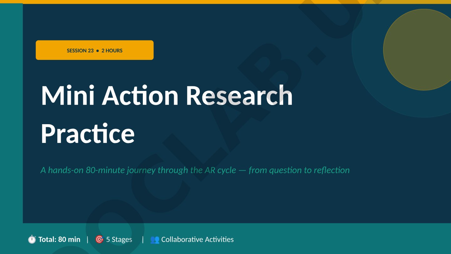 Mini Action Research Practice