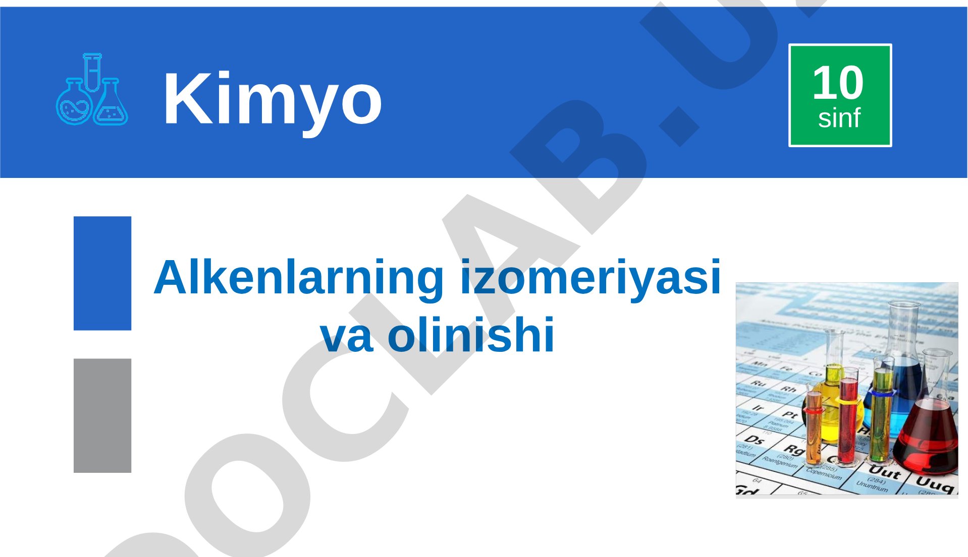 Alkenlarning izomeriyasi va olinishi 10 sinf Kimyo