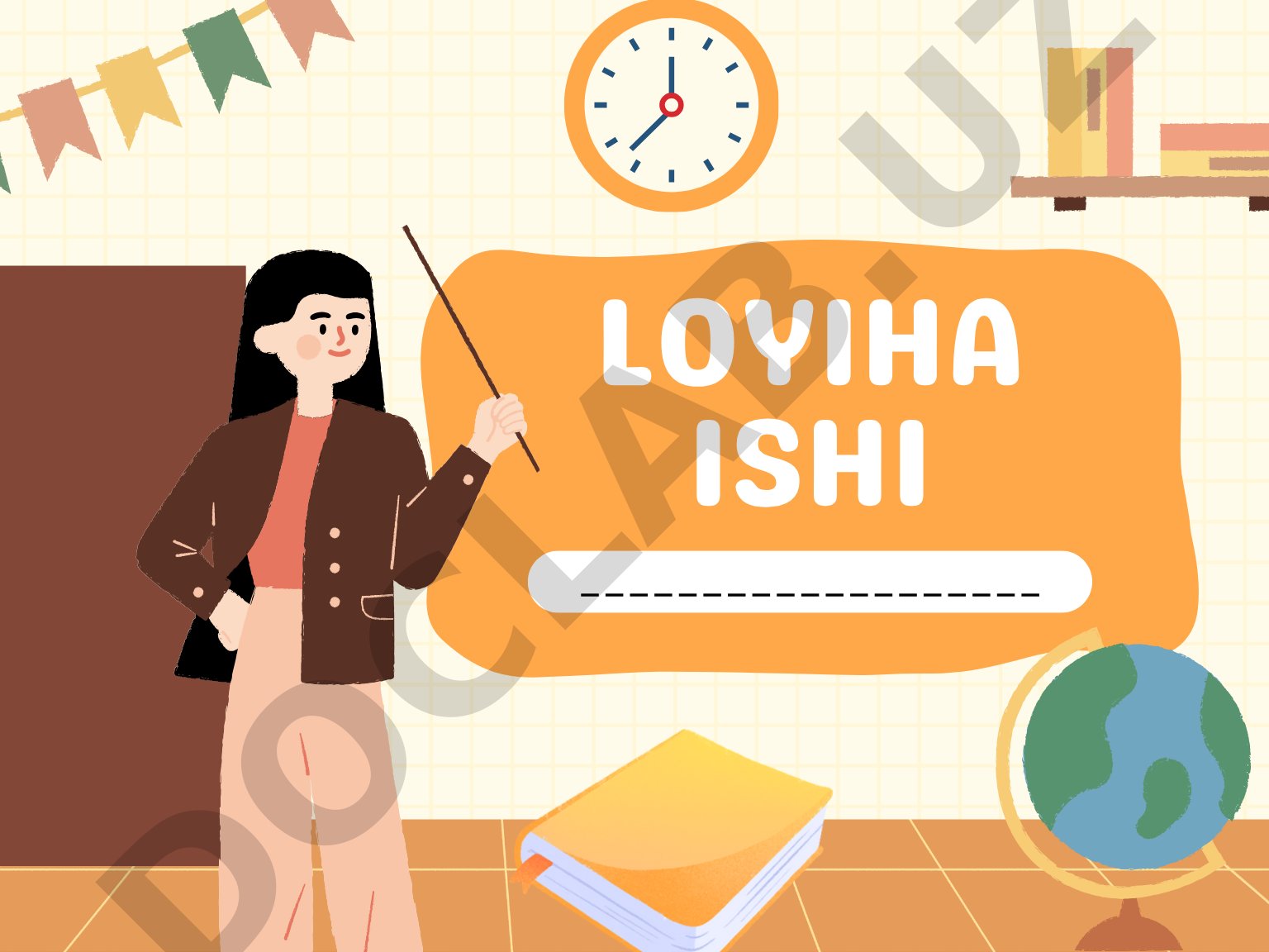 Loyiha ishi namunaviy shabloni
